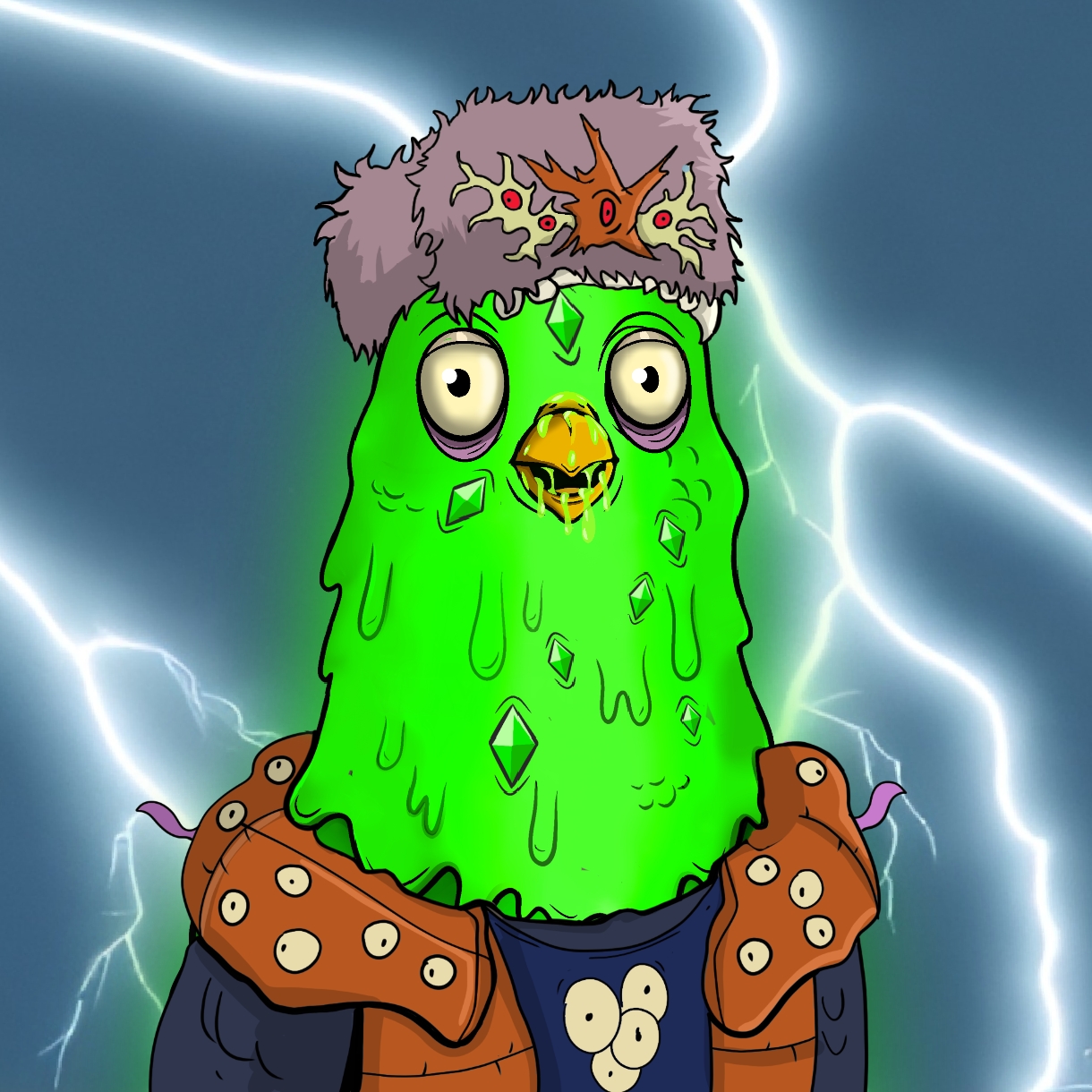 Mutant Ghetto Pigeon #059 NFT on Algorand