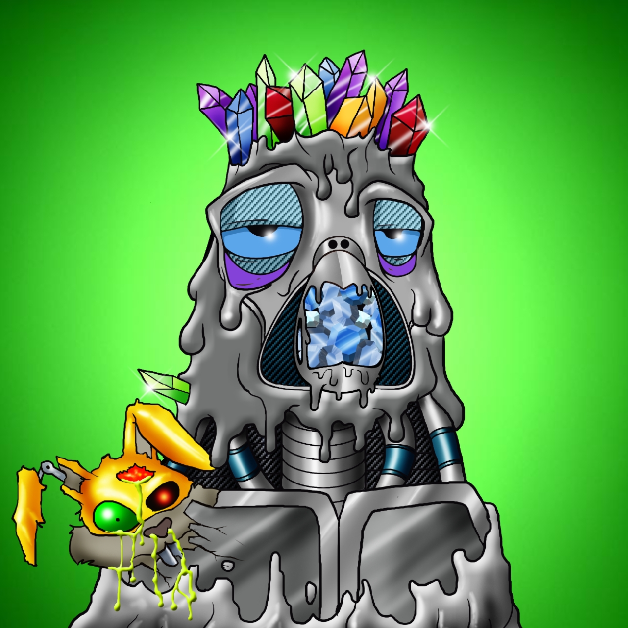 Mutant Ghetto Pigeon #532 NFT on Algorand