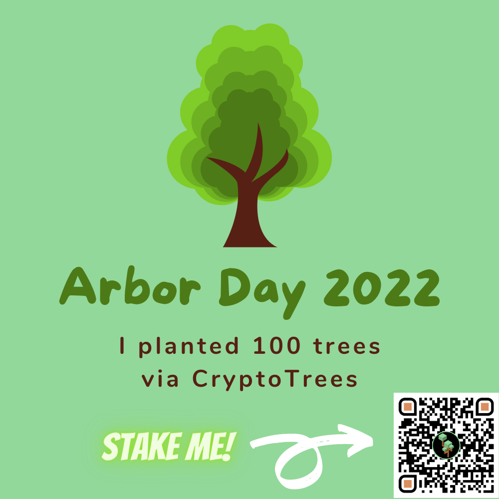 Arbor Day 2022 - CryptoTrees NFT on Algorand