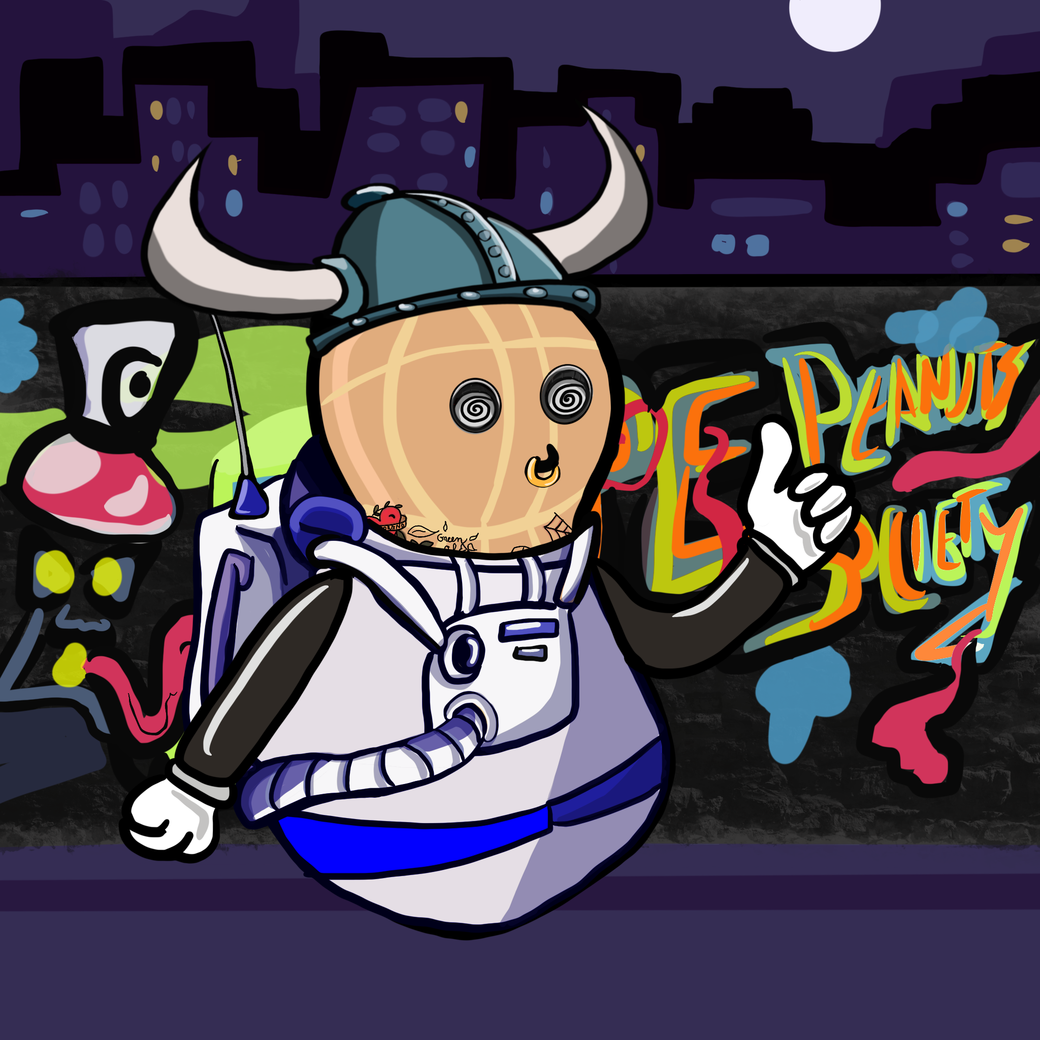 Dope Peanut Society #838 NFT on Algorand