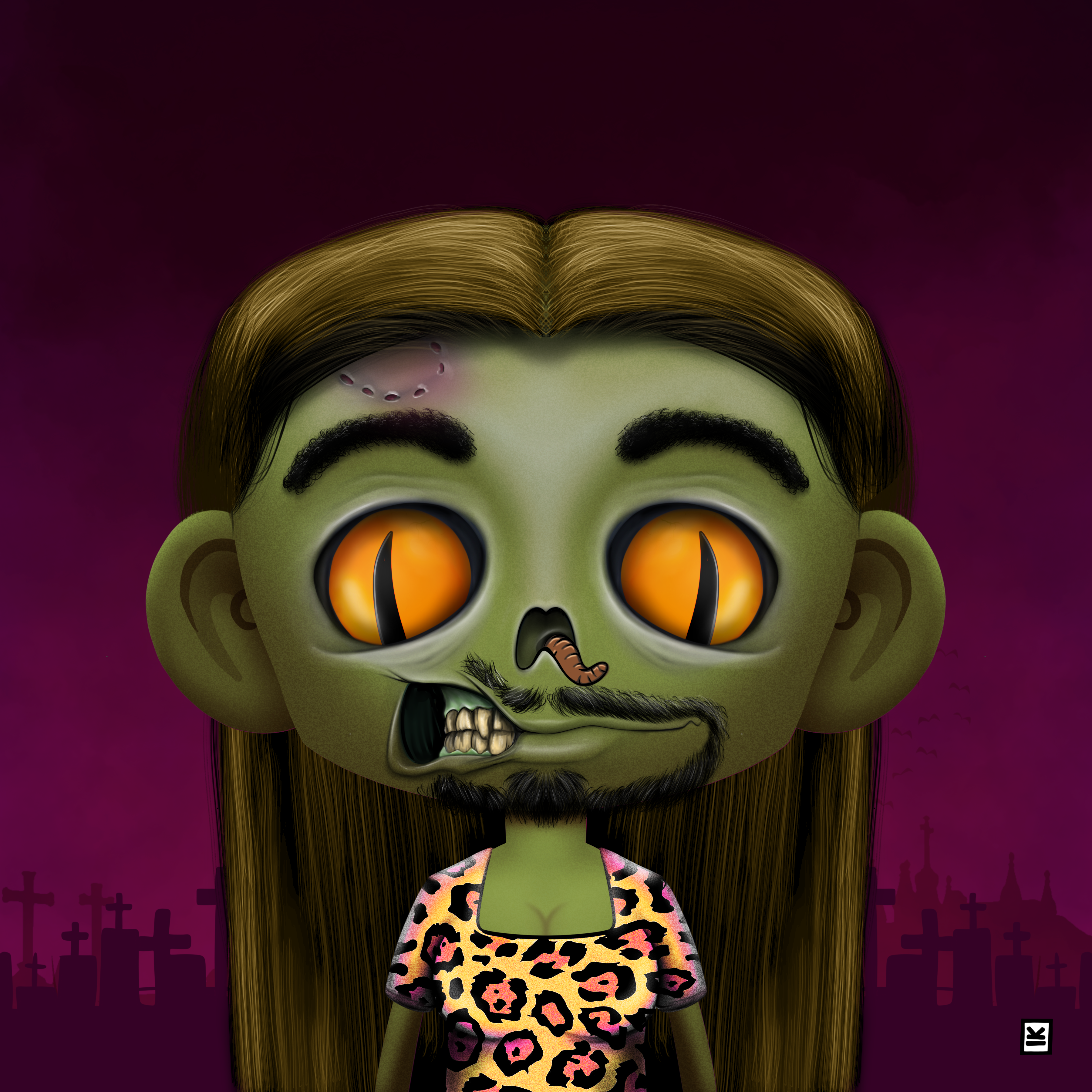 Little Monsters - Zombie #78 NFT on Algorand