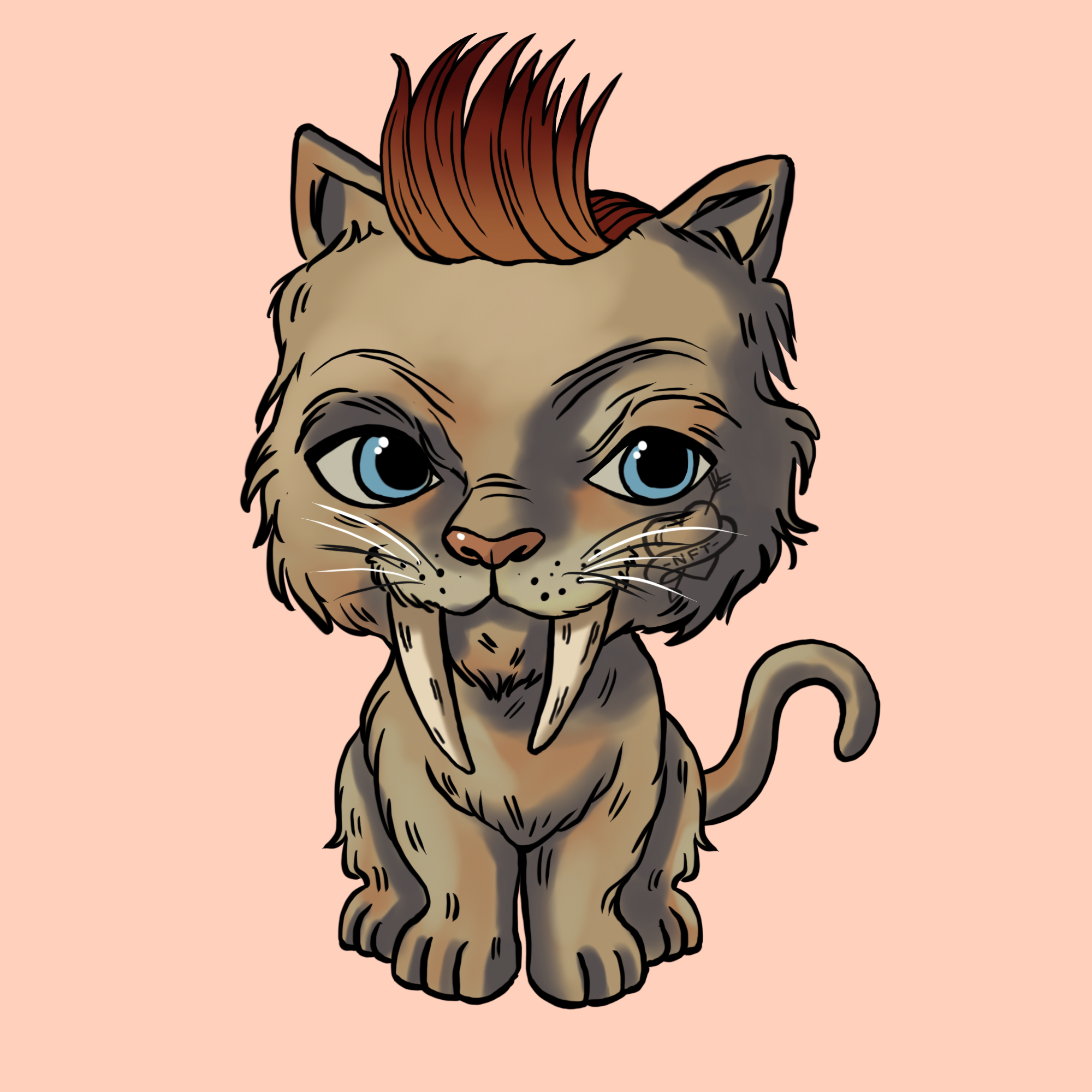 Adorable Feline #0109 NFT on Algorand