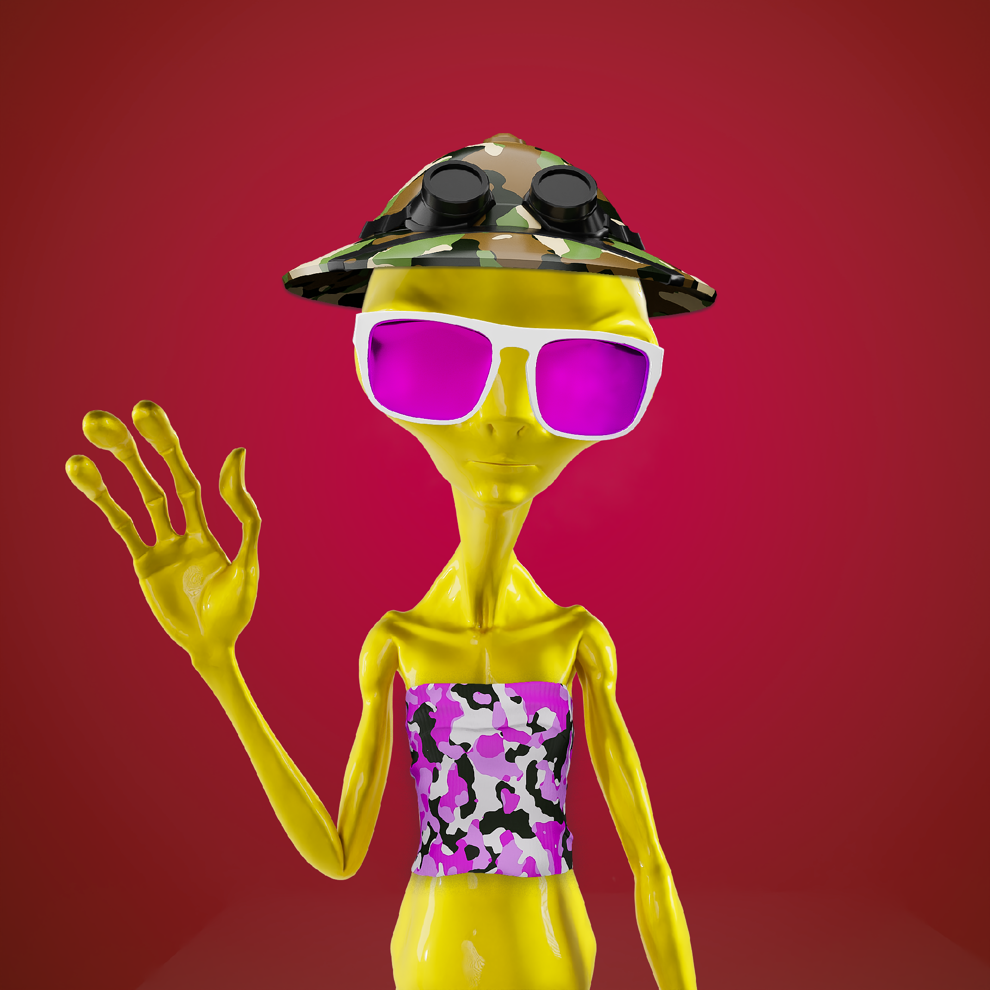 Alien Tourism368 NFT on Algorand