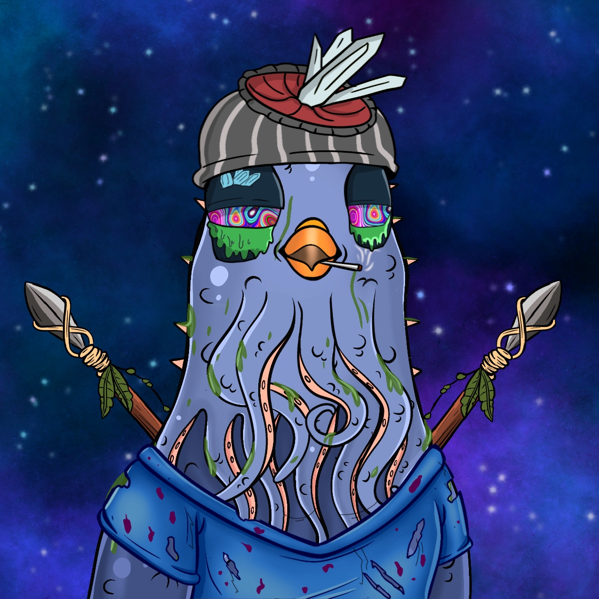 Mutant Ghetto Pigeon #331 NFT on Algorand