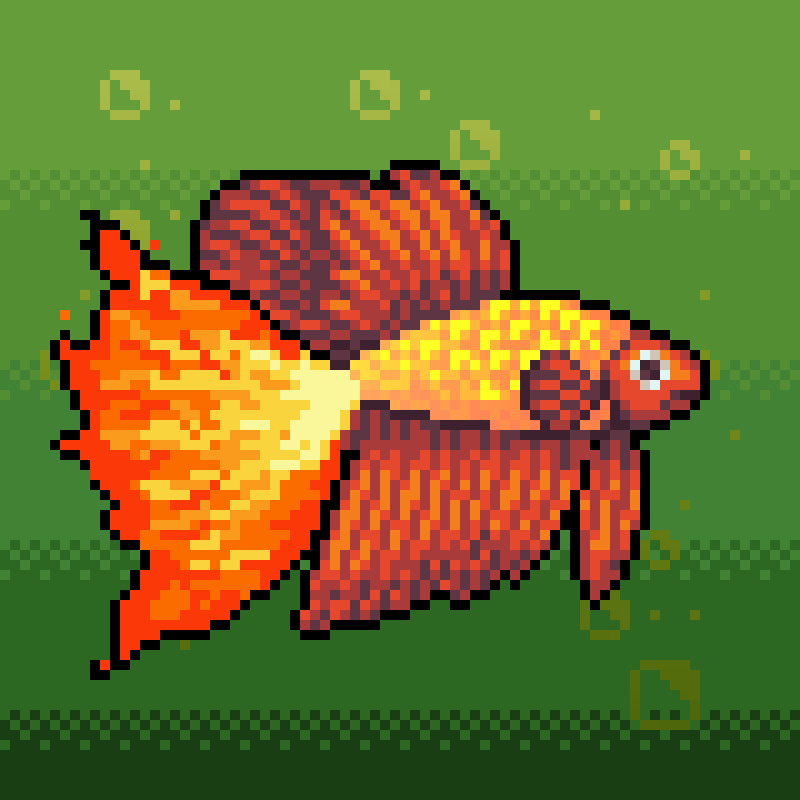 Fighting Fish #365 NFT on Algorand