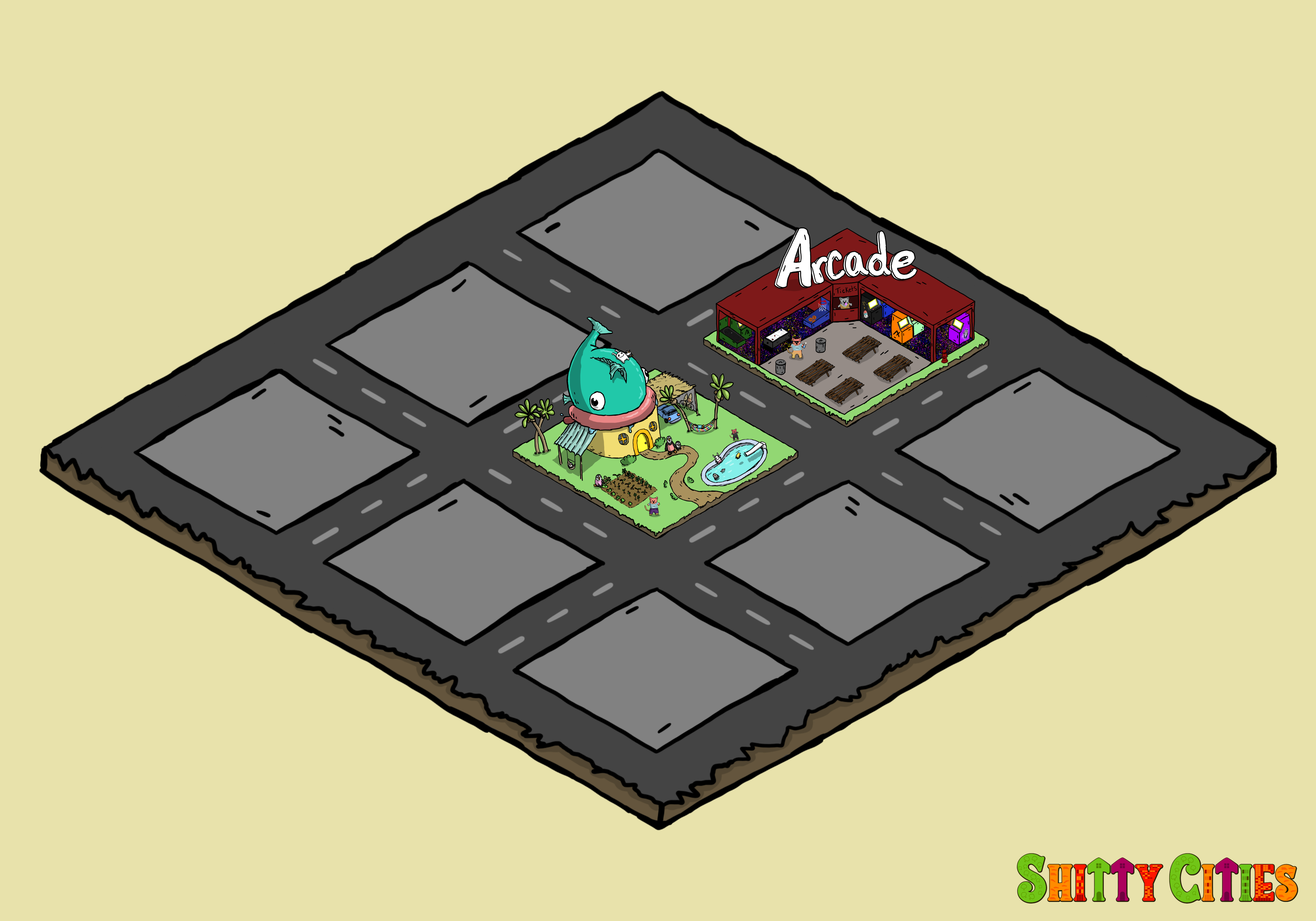 Shitty City #281 NFT on Algorand