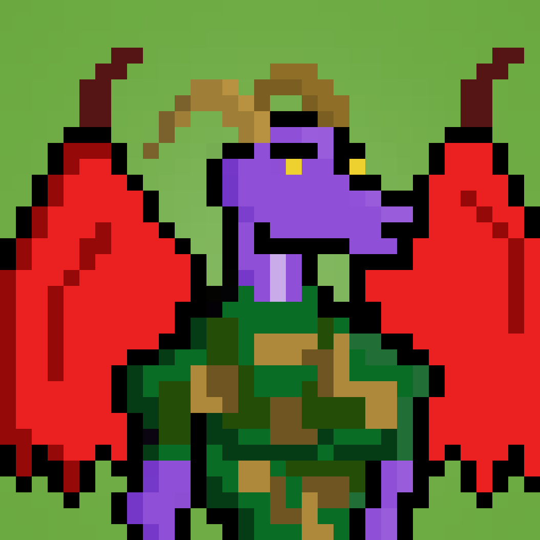 Pixel Dragon: #366 NFT on Algorand