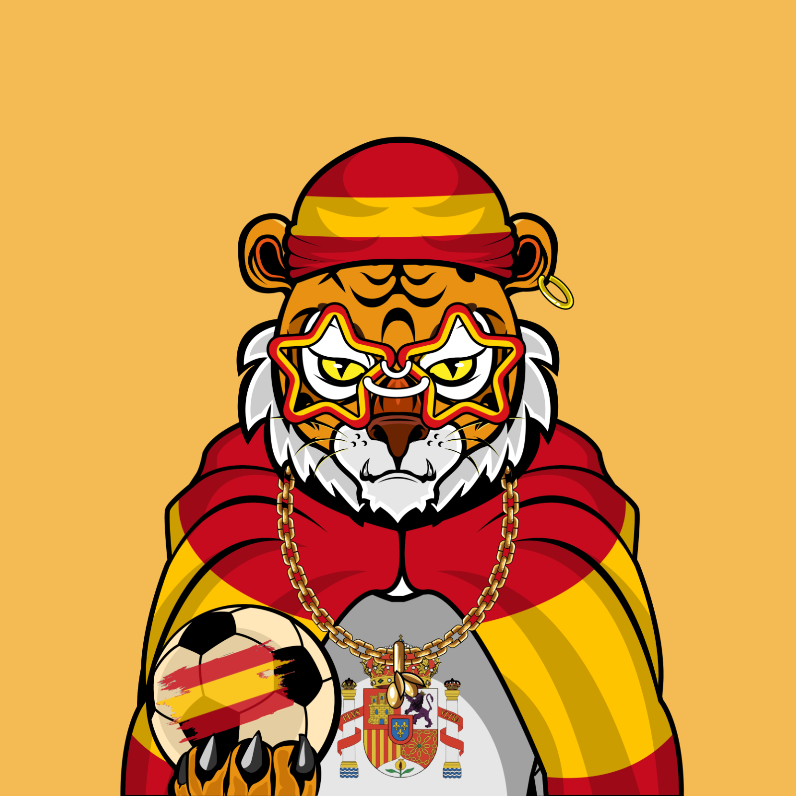 Football TigerChi #1037 NFT on Algorand