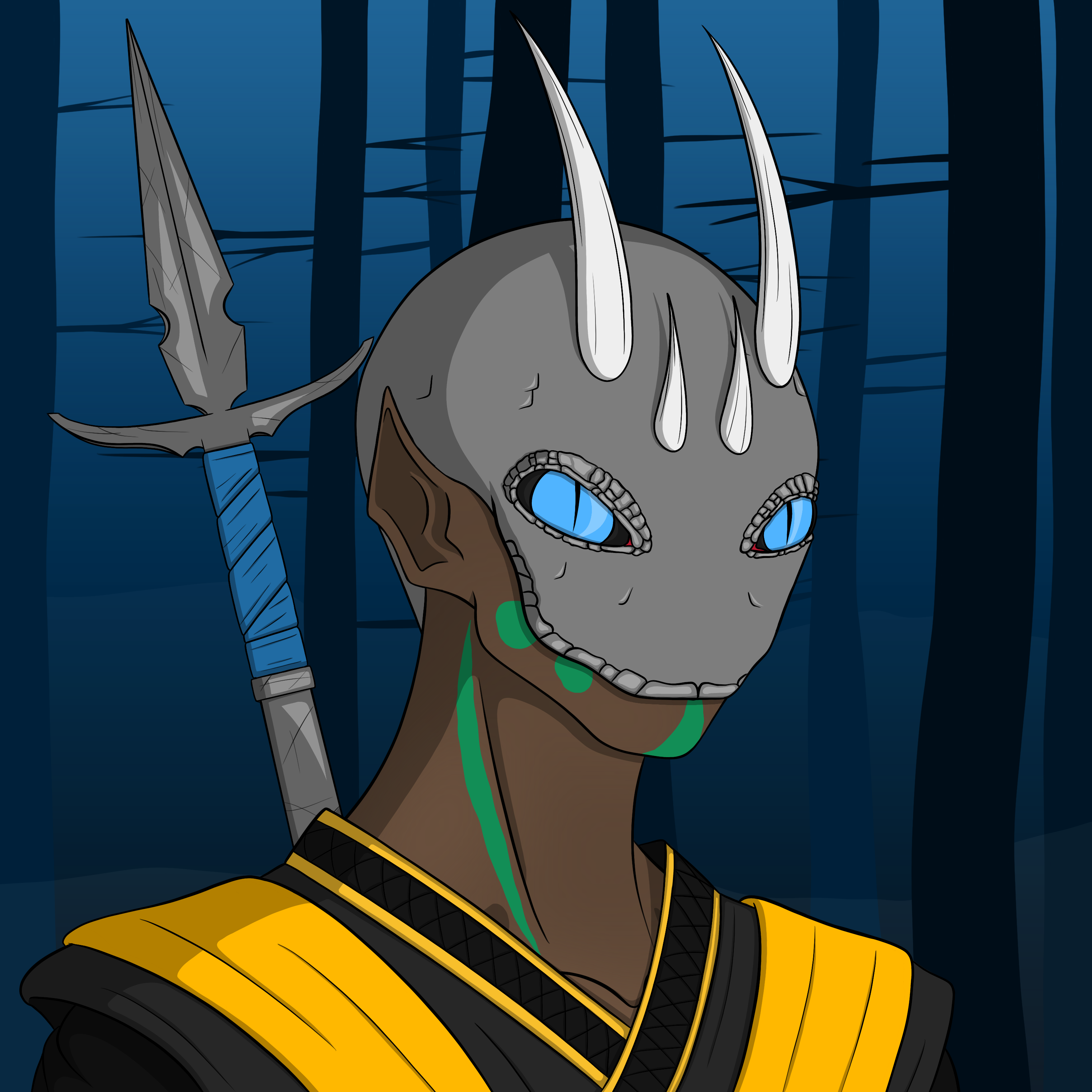 Dark Coin Champion #0371 NFT on Algorand