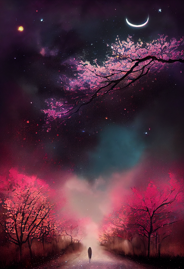 An image of Cherry Blossom Night #5