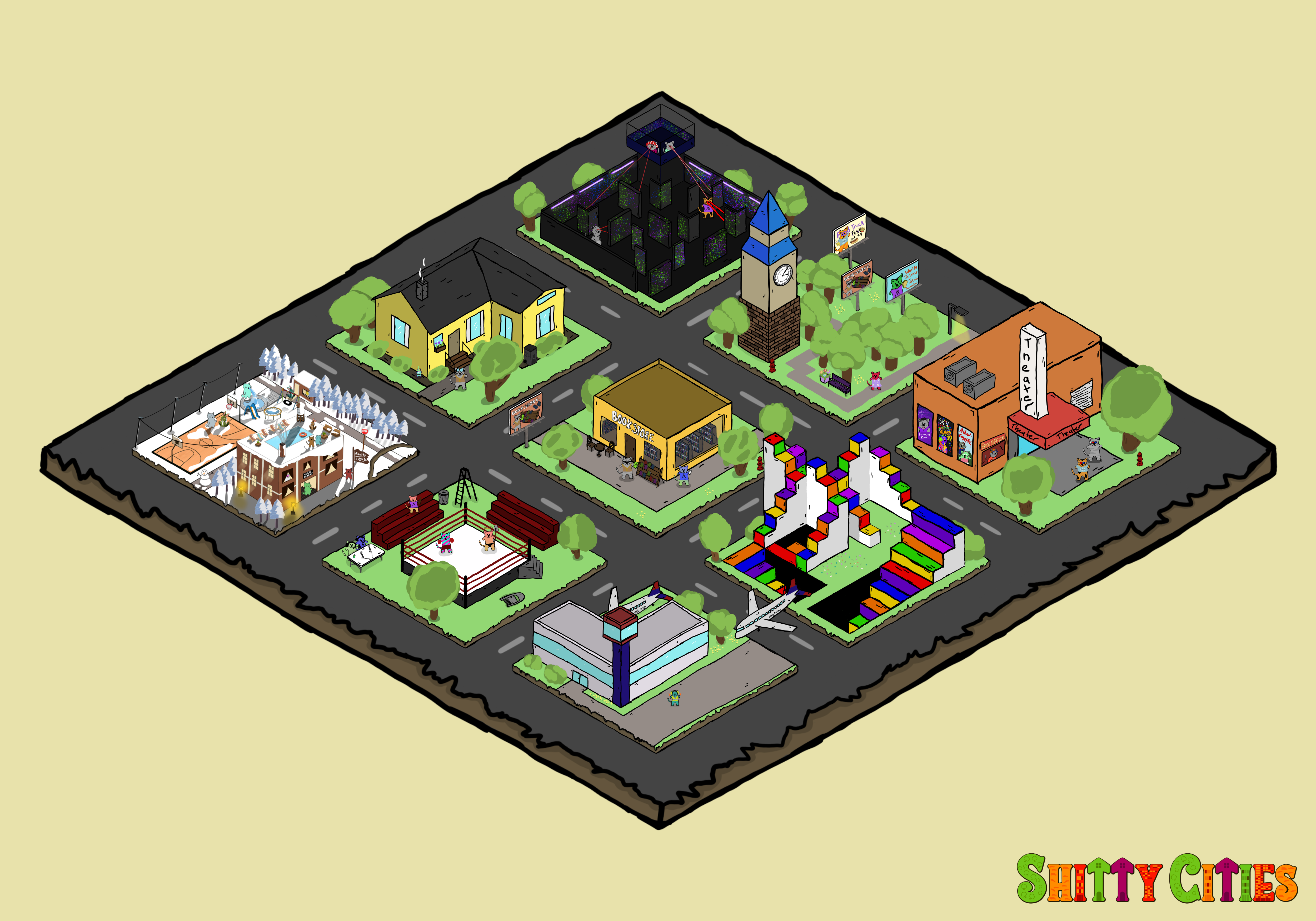 Shitty City #28 NFT on Algorand