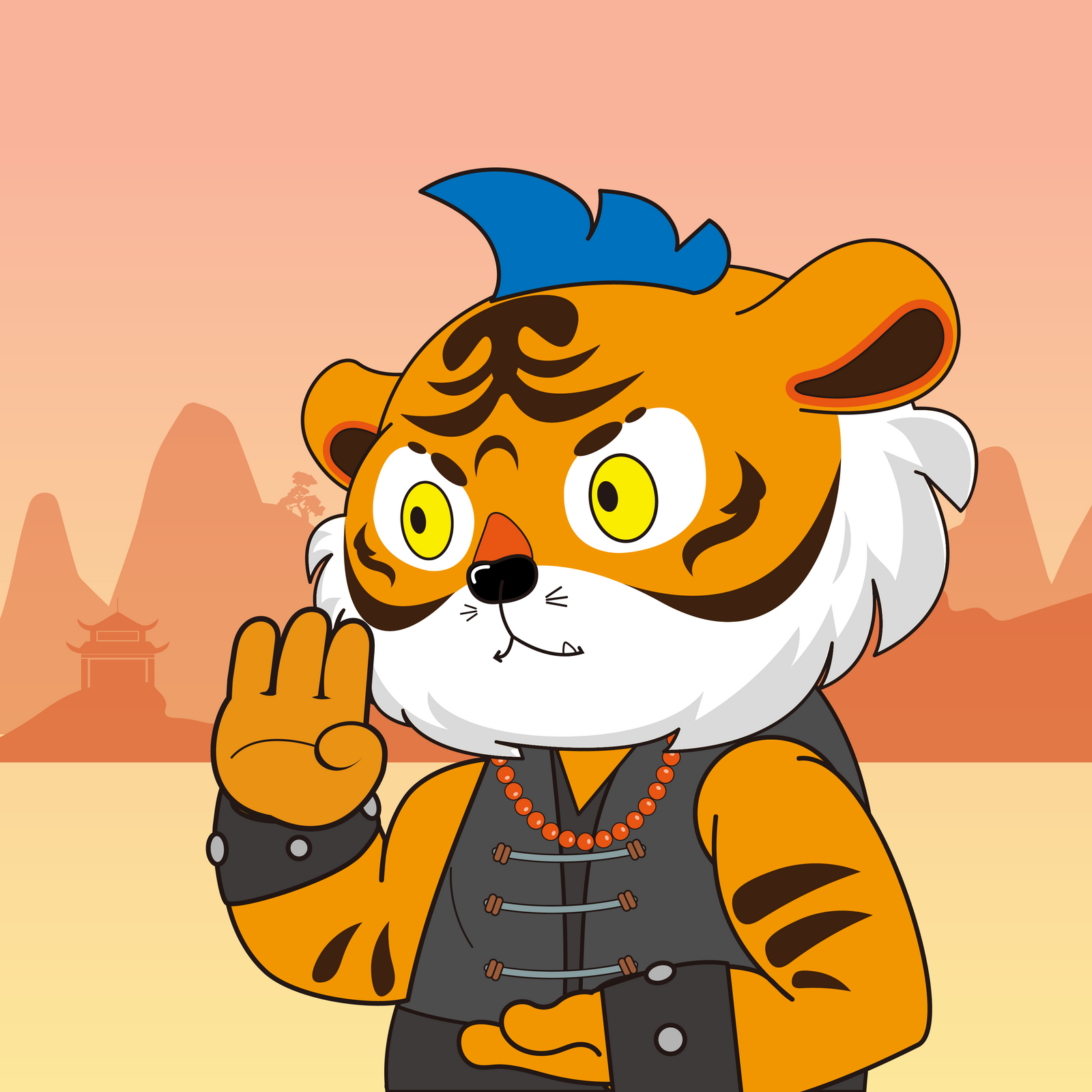 Apprentice TigerChi #187 NFT on Algorand