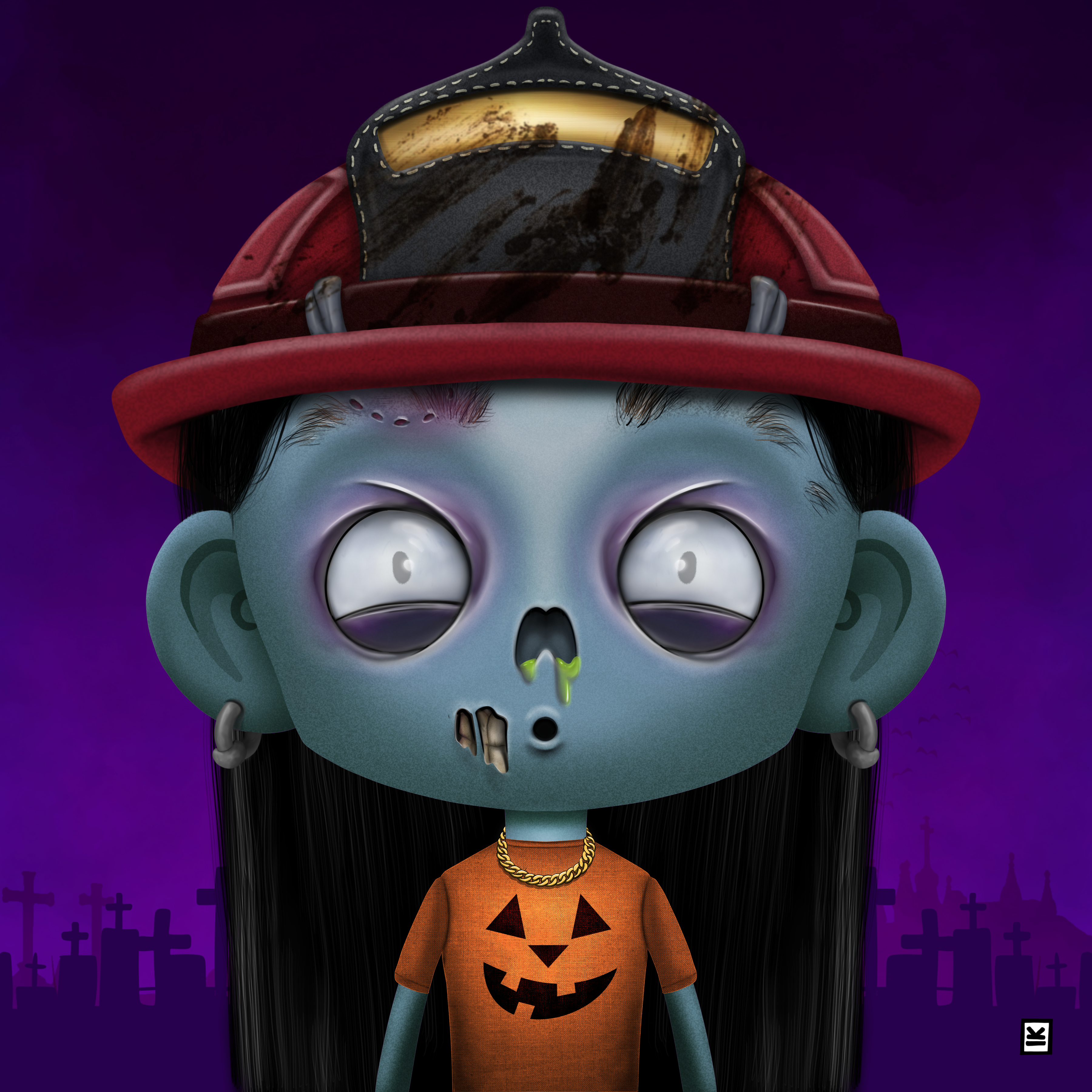 Little Monsters - Zombie #75 NFT on Algorand