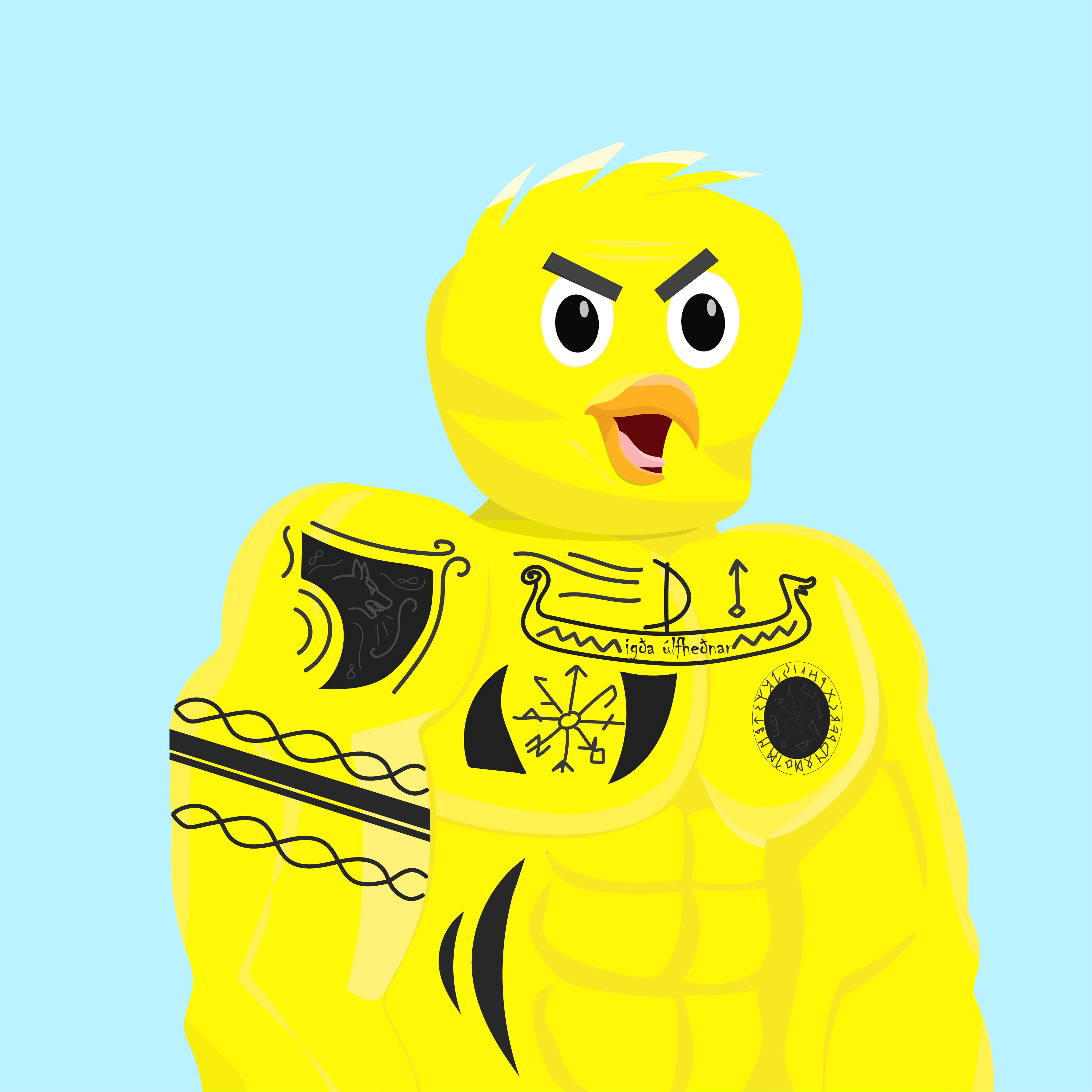 Buff Birb 034 NFT on Algorand