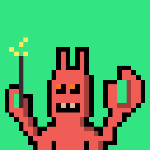 An image of Pixel Lobster #68