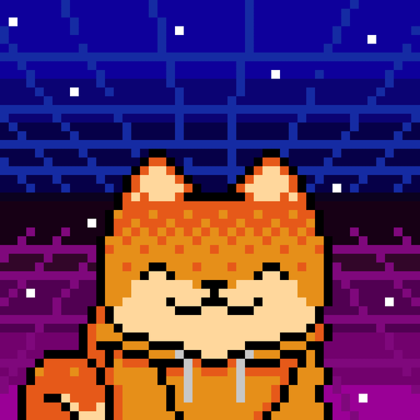 An image of Pixel Inu Rebirth #18