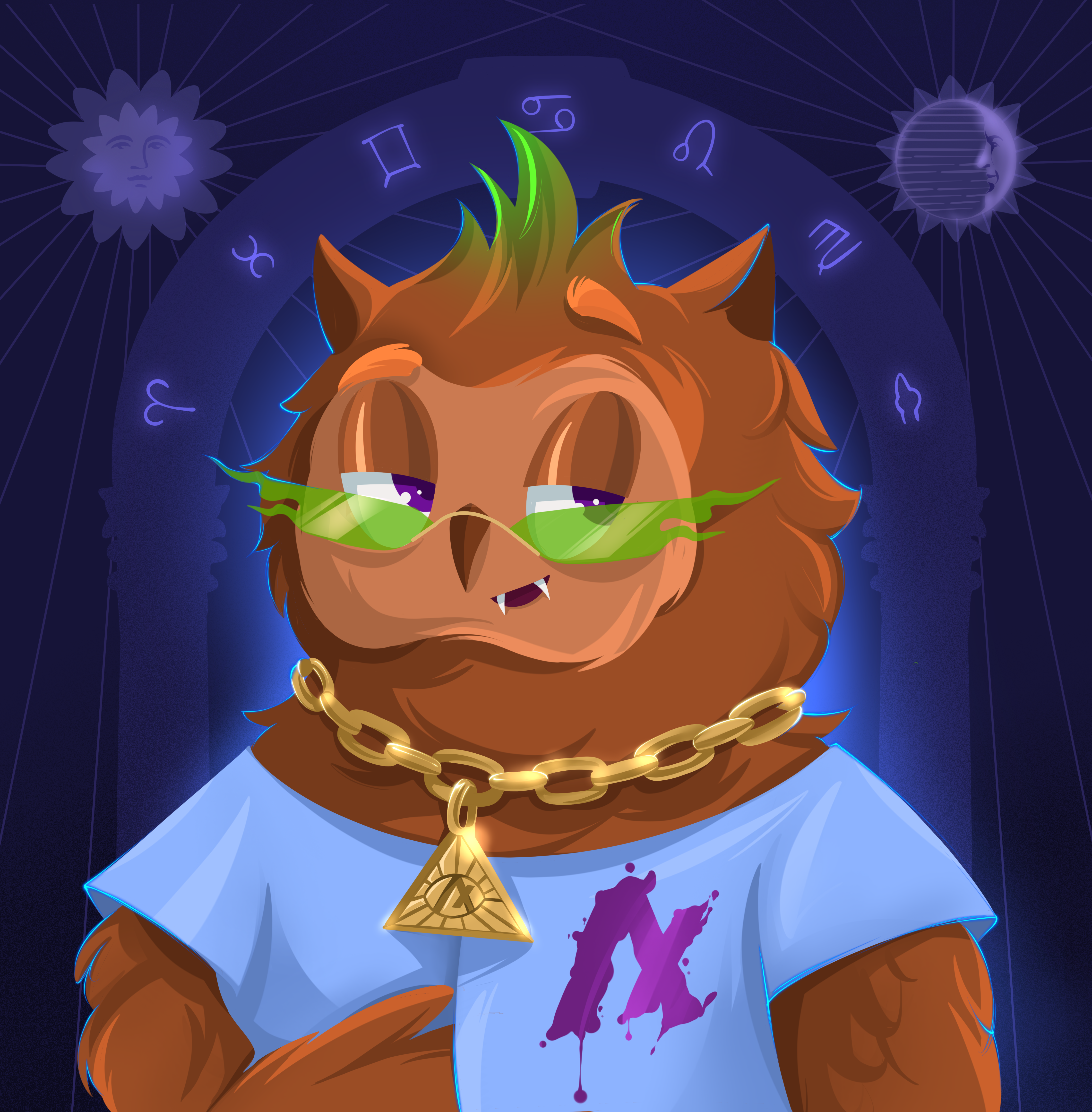 MoodyBeastsxAlgoOwls NFT on Algorand