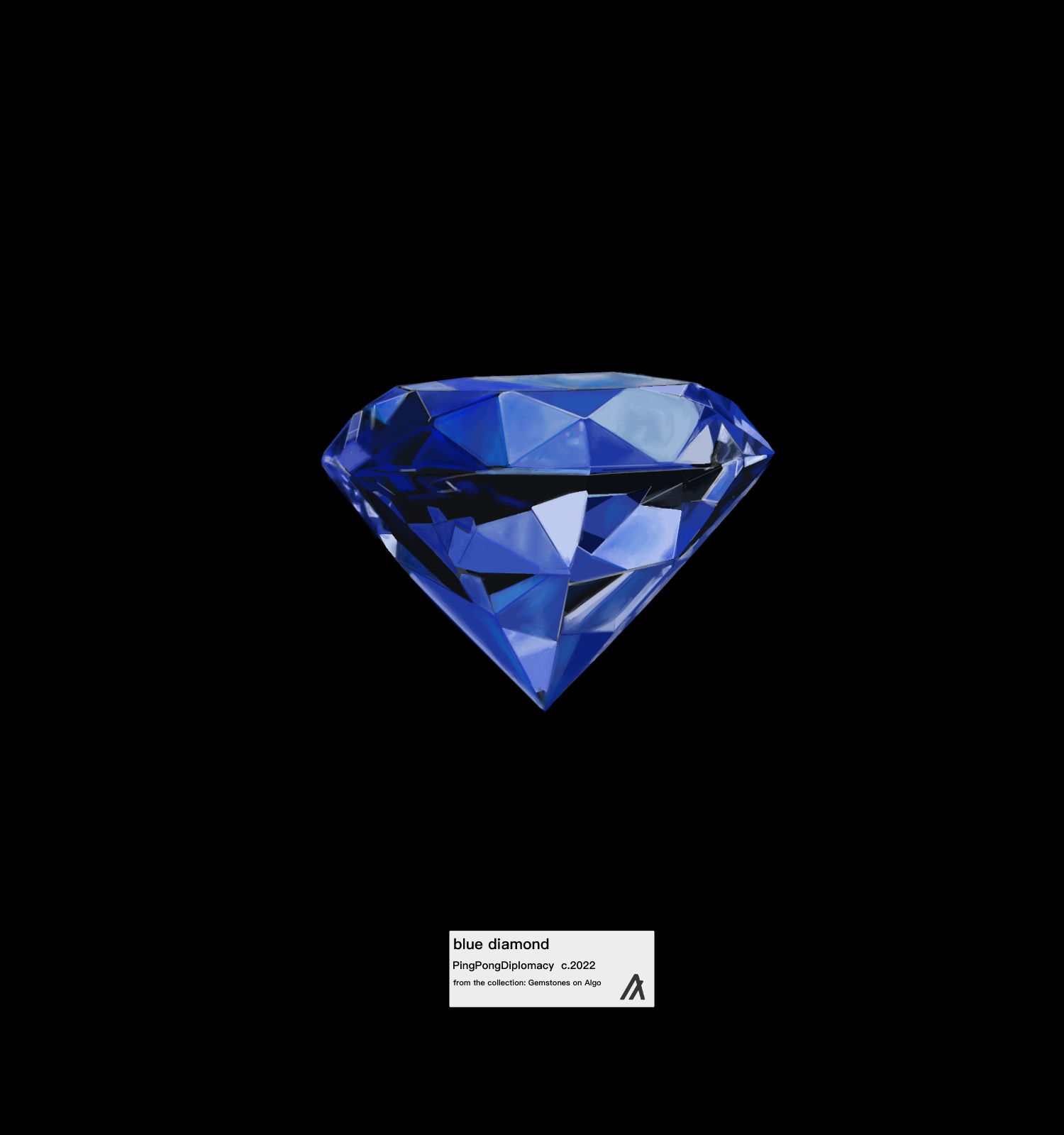 blue diamond NFT on Algorand