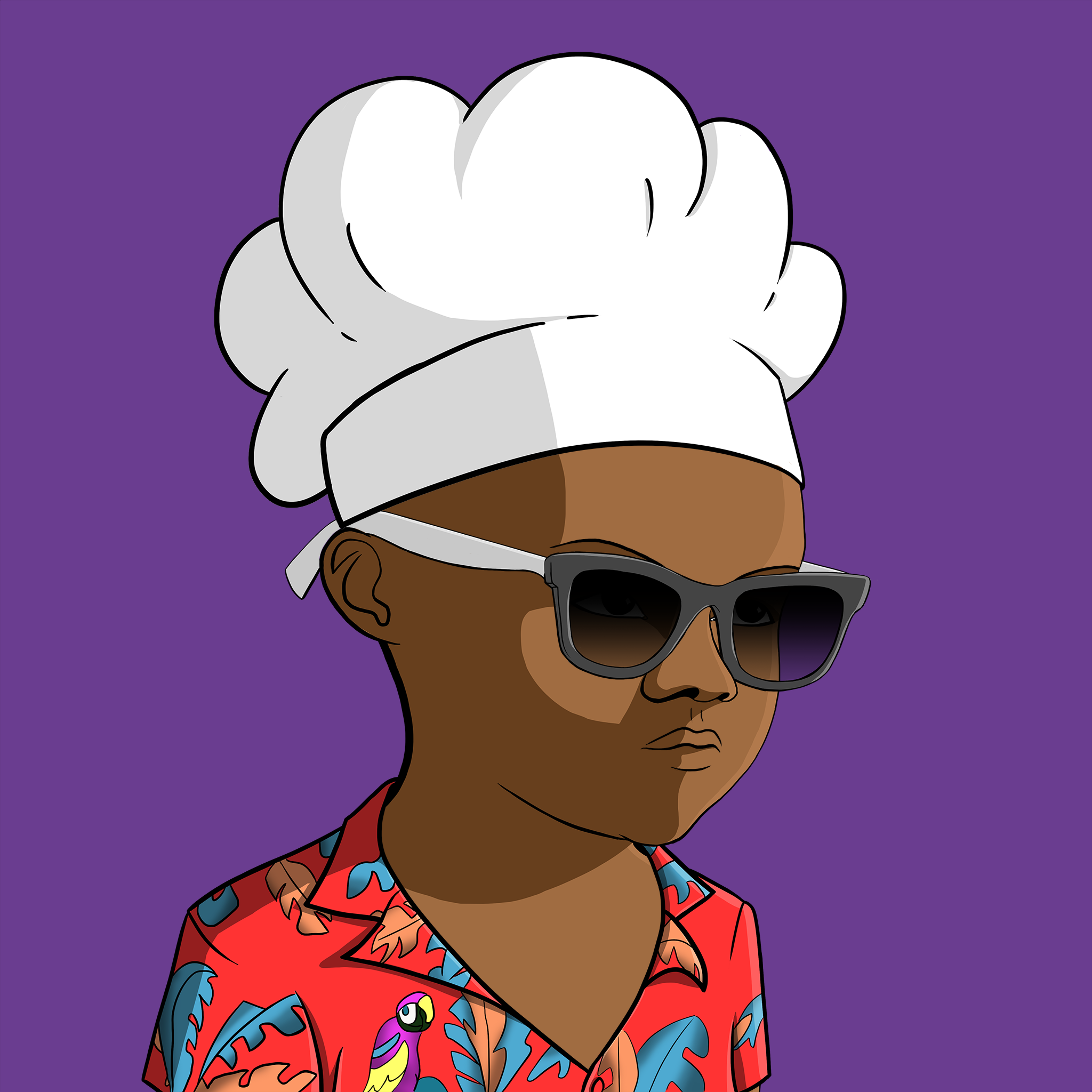 Bald Head #1662 NFT on Algorand