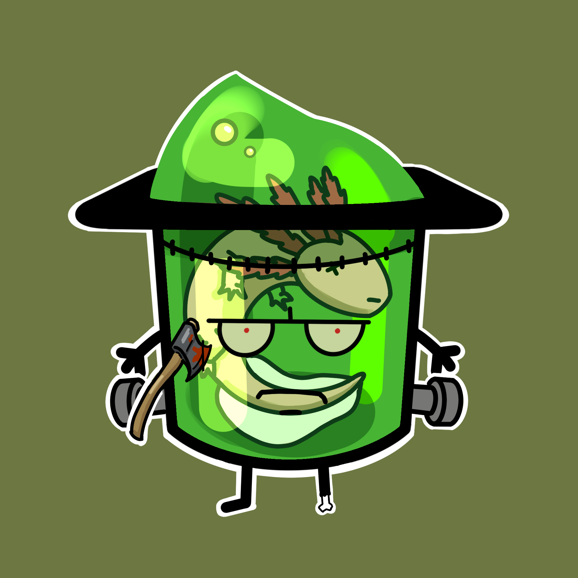 ZombiePuddin #124 NFT on Algorand