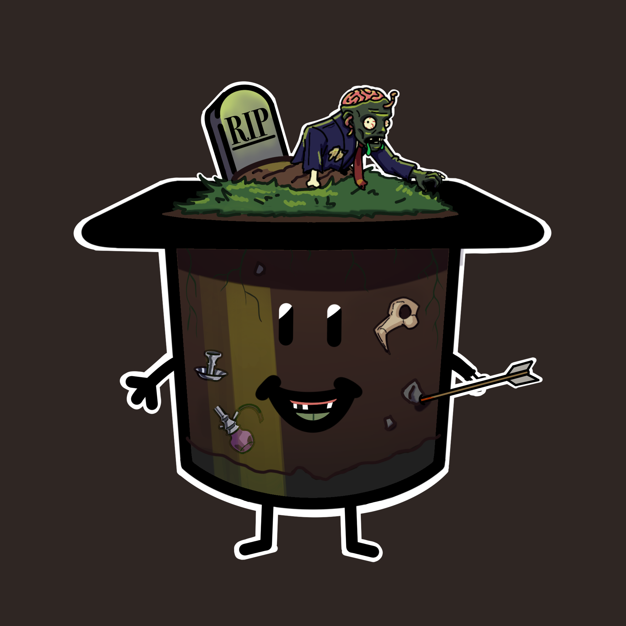 ZombiePuddin #127 NFT on Algorand