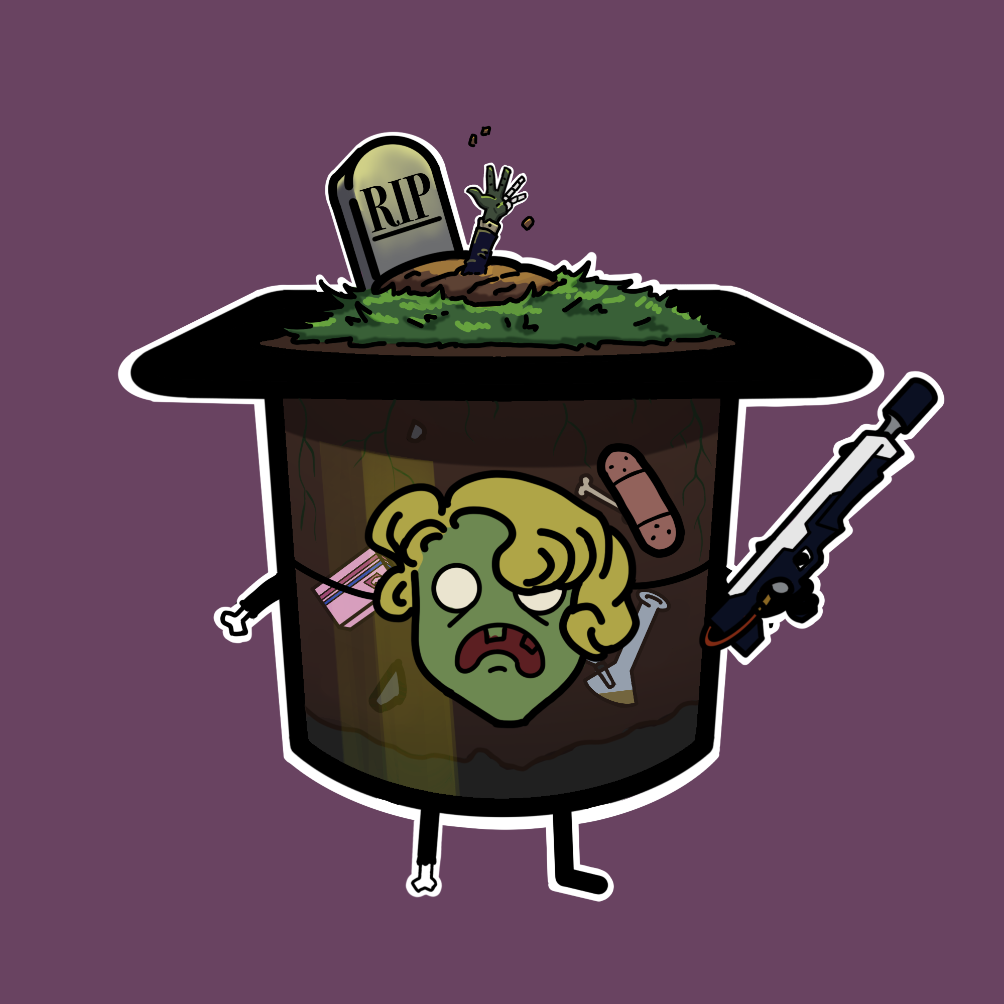 ZombiePuddin #158 NFT on Algorand