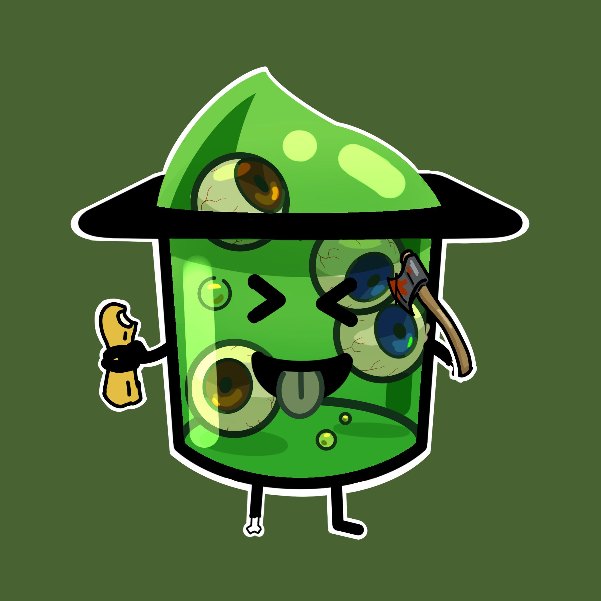 ZombiePuddin #161 NFT on Algorand