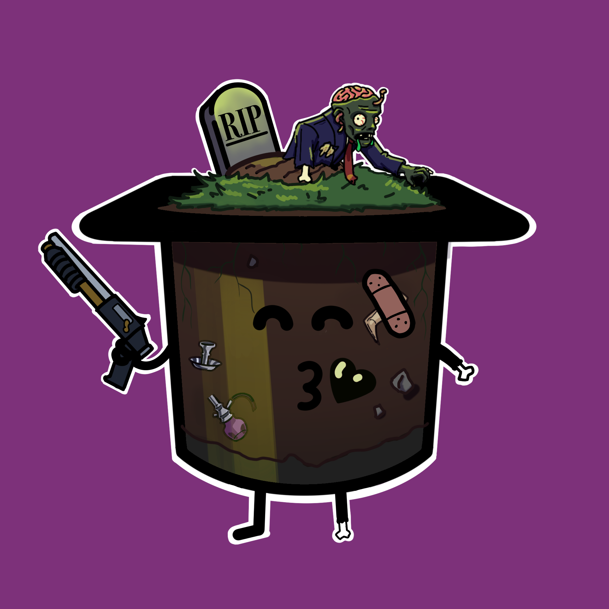 ZombiePuddin #186 NFT on Algorand