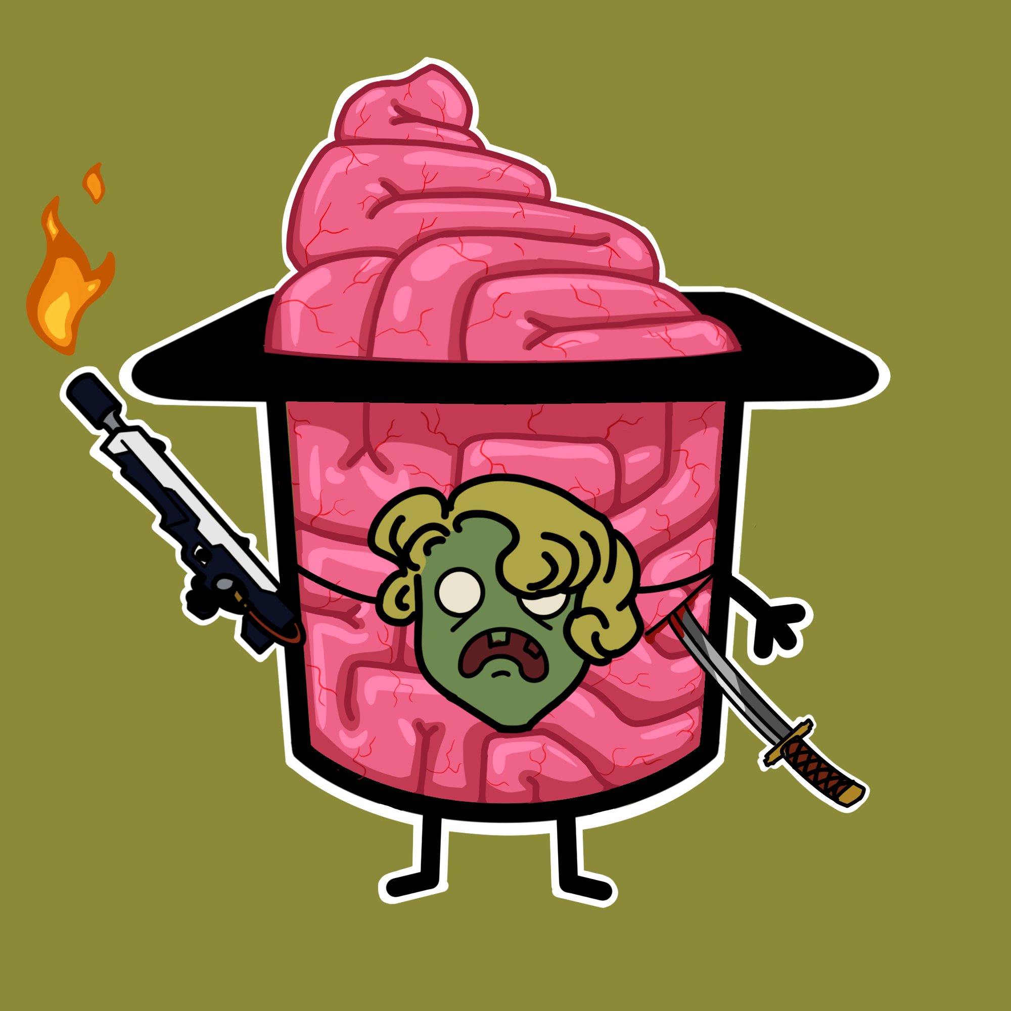 ZombiePuddin #223 NFT on Algorand