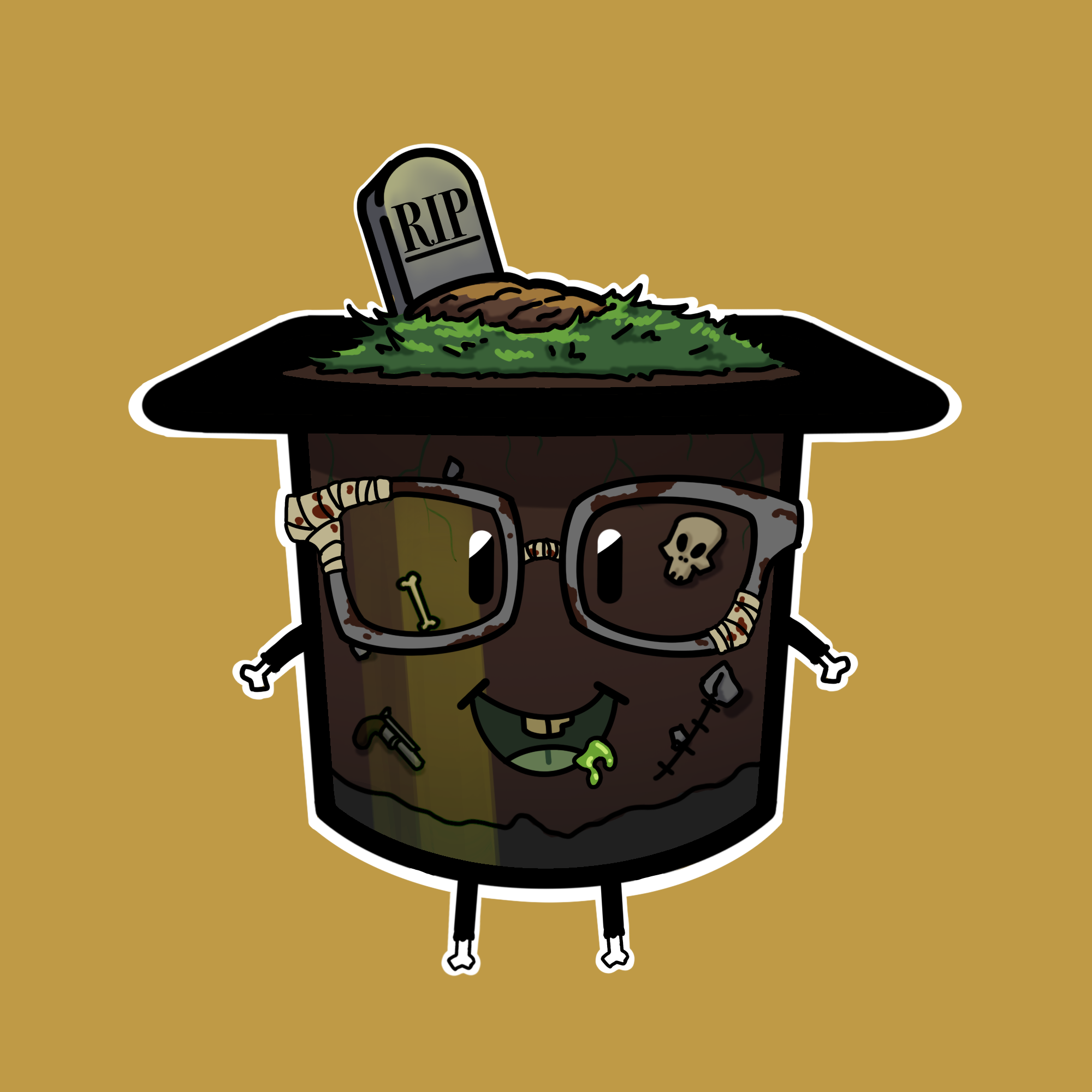 ZombiePuddin #256 NFT on Algorand