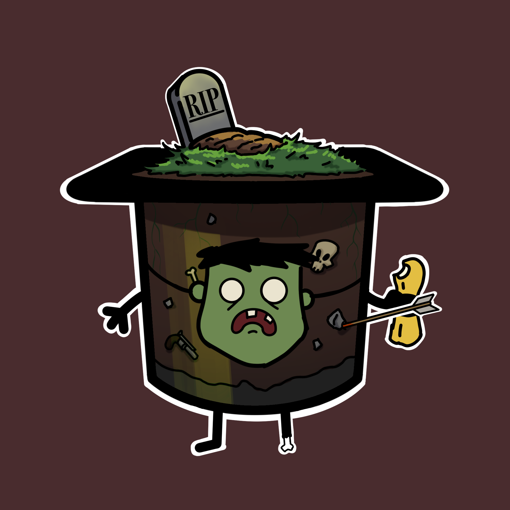 ZombiePuddin #32 NFT on Algorand