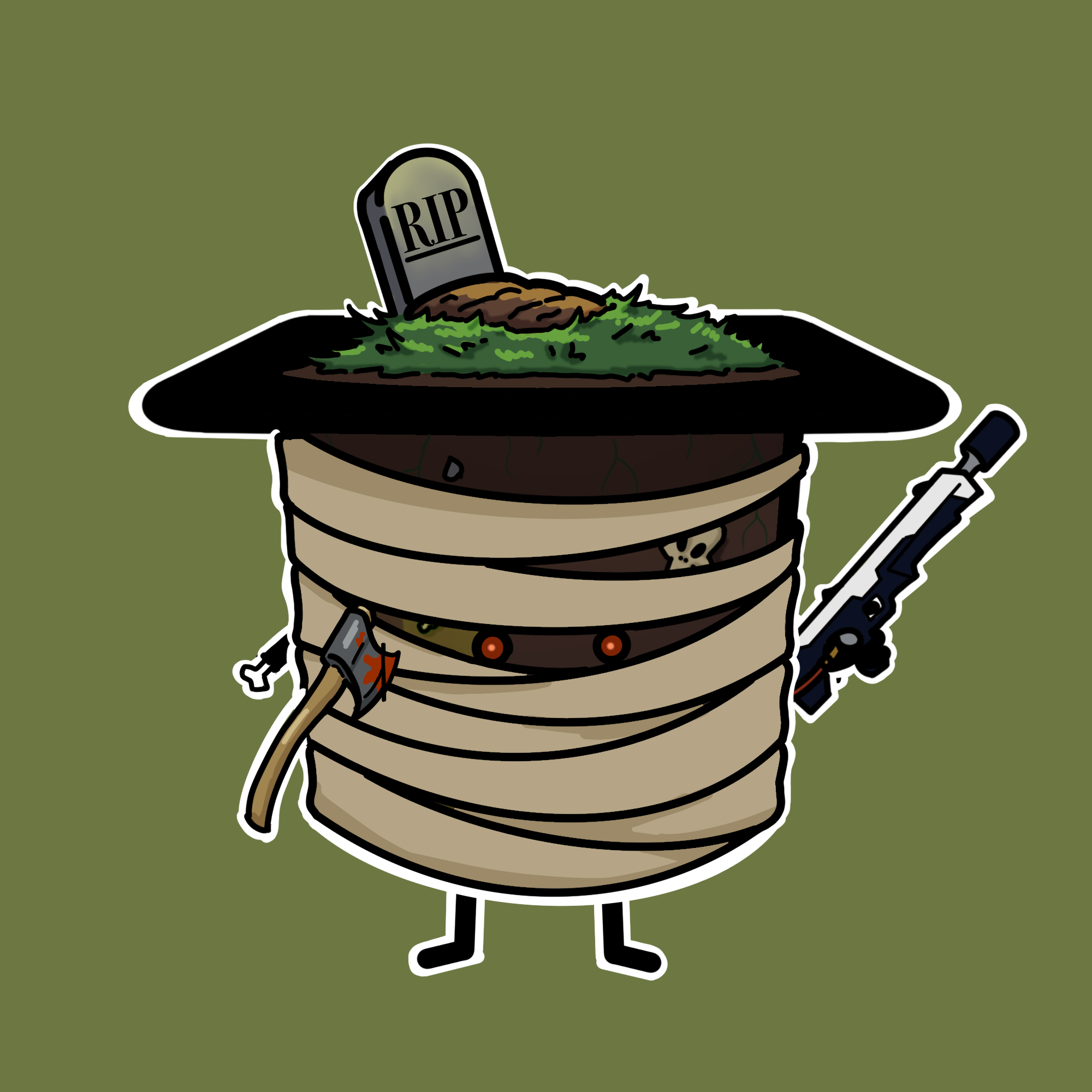 ZombiePuddin #325 NFT on Algorand