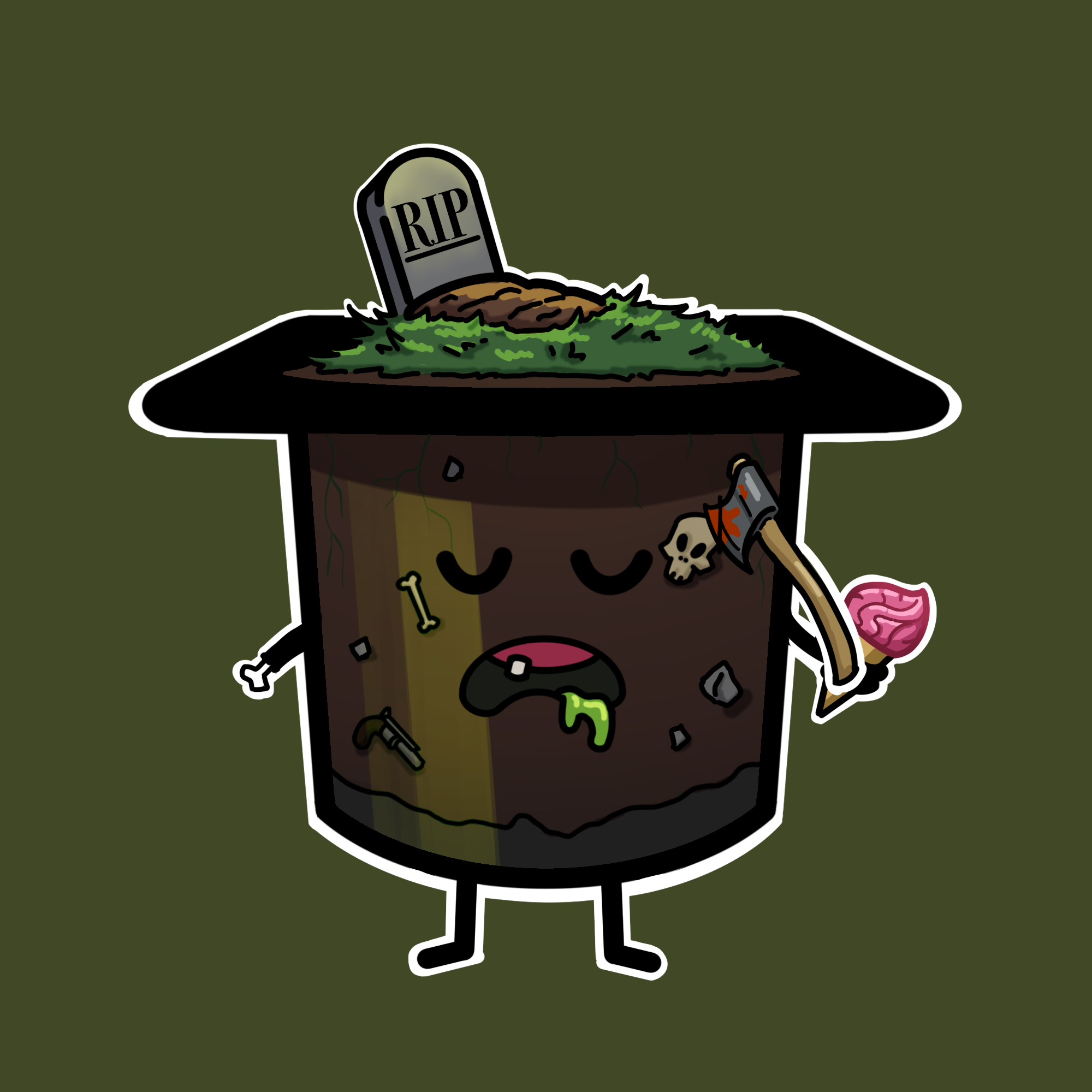 ZombiePuddin #37 NFT on Algorand