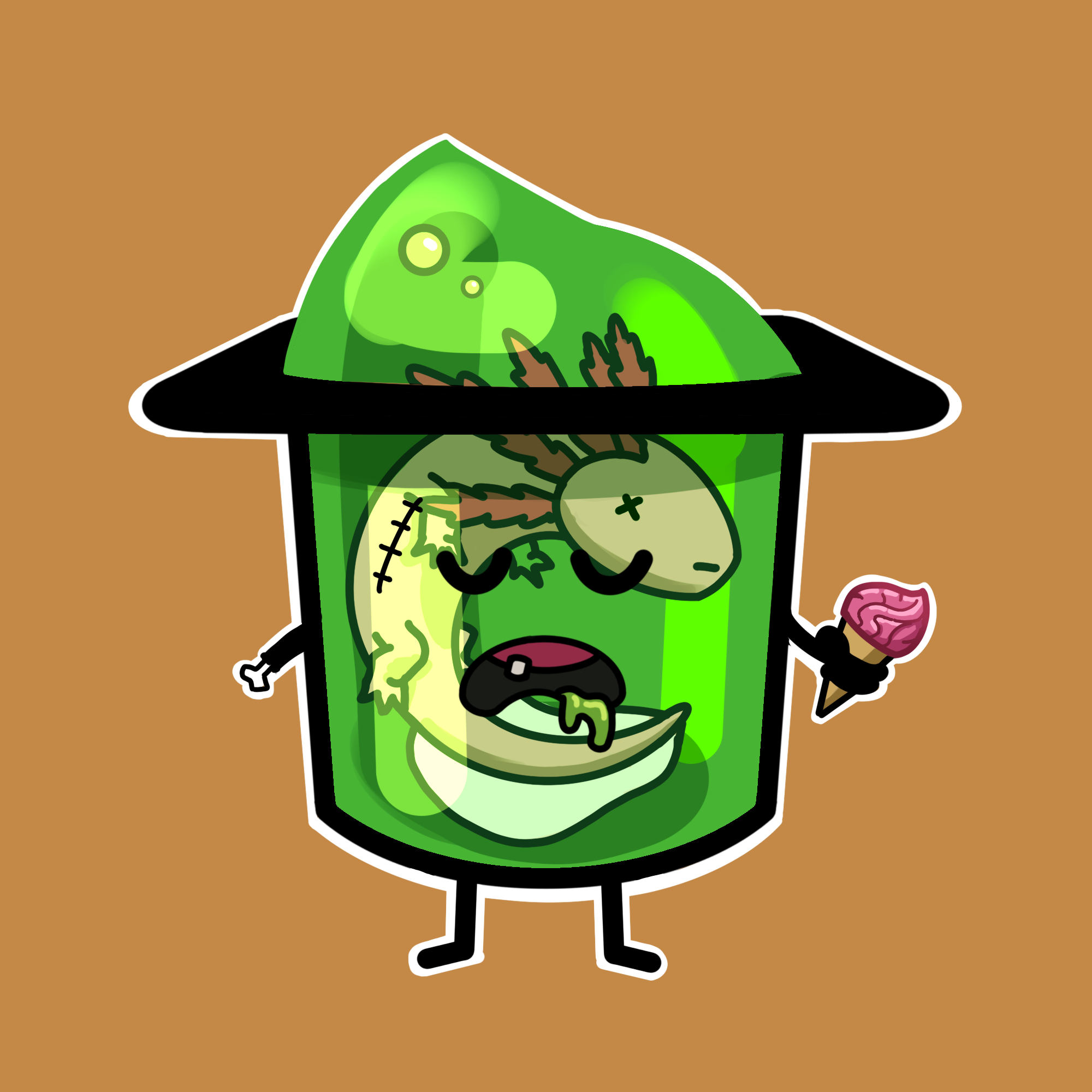 ZombiePuddin #373 NFT on Algorand