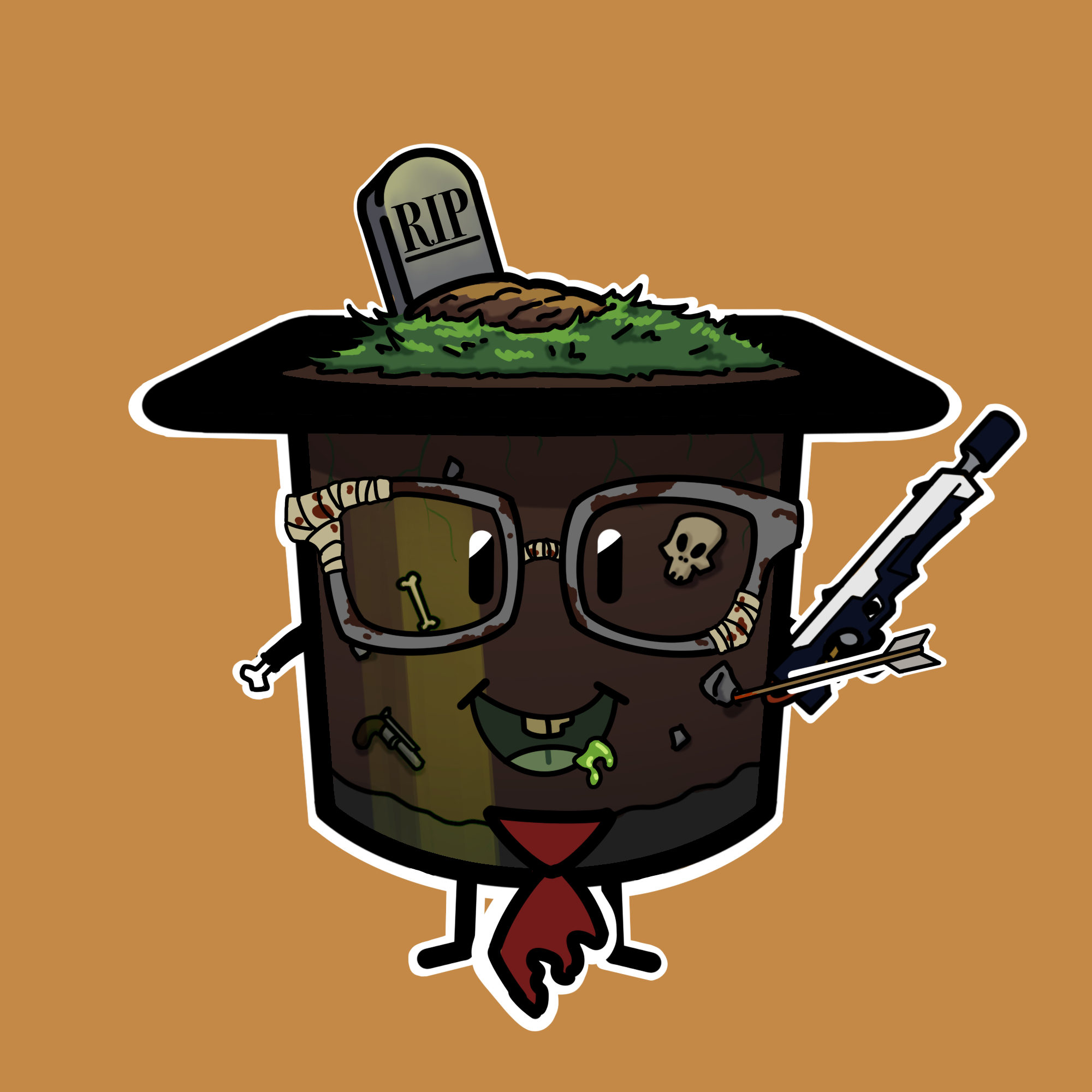 ZombiePuddin #437 NFT on Algorand