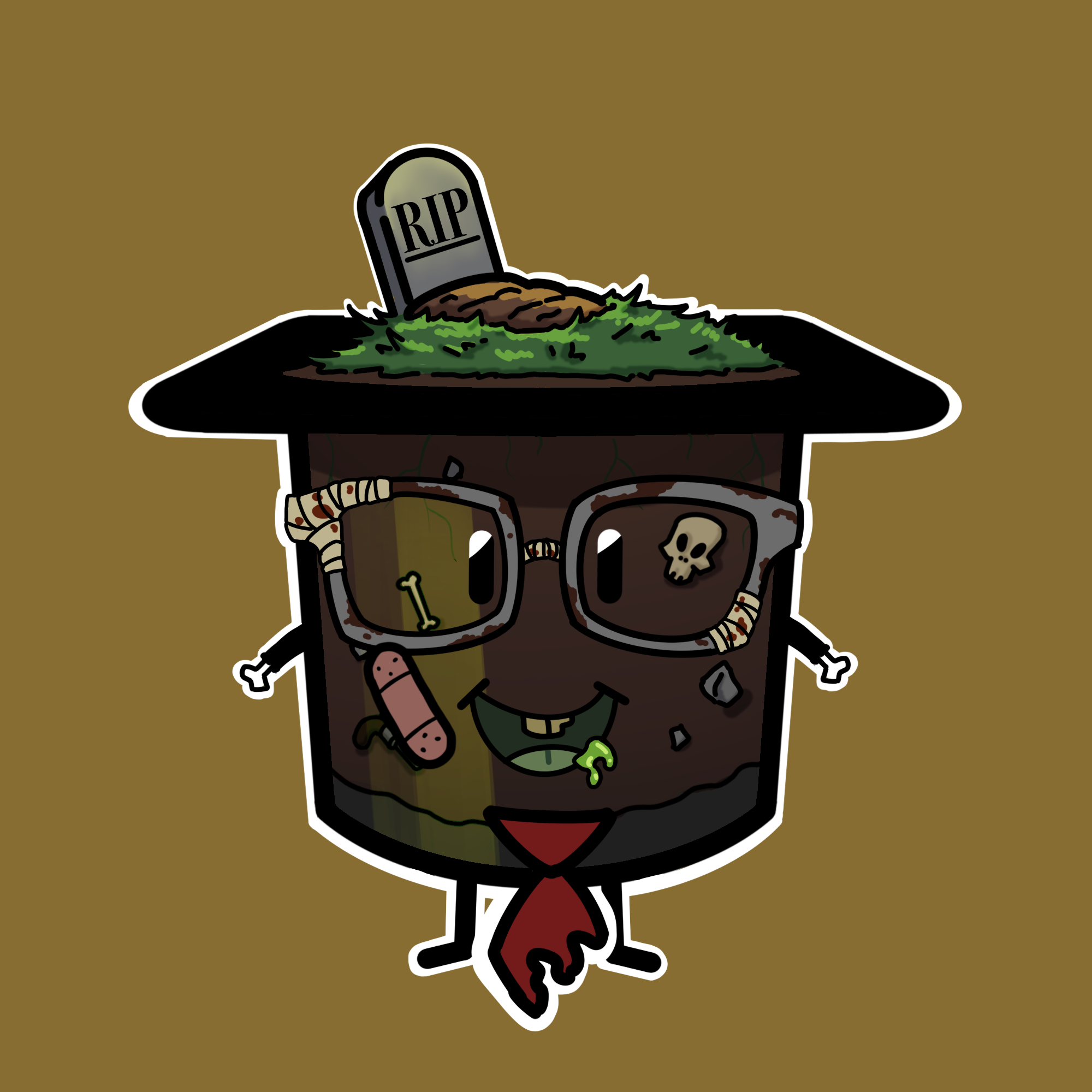 ZombiePuddin #496 NFT on Algorand