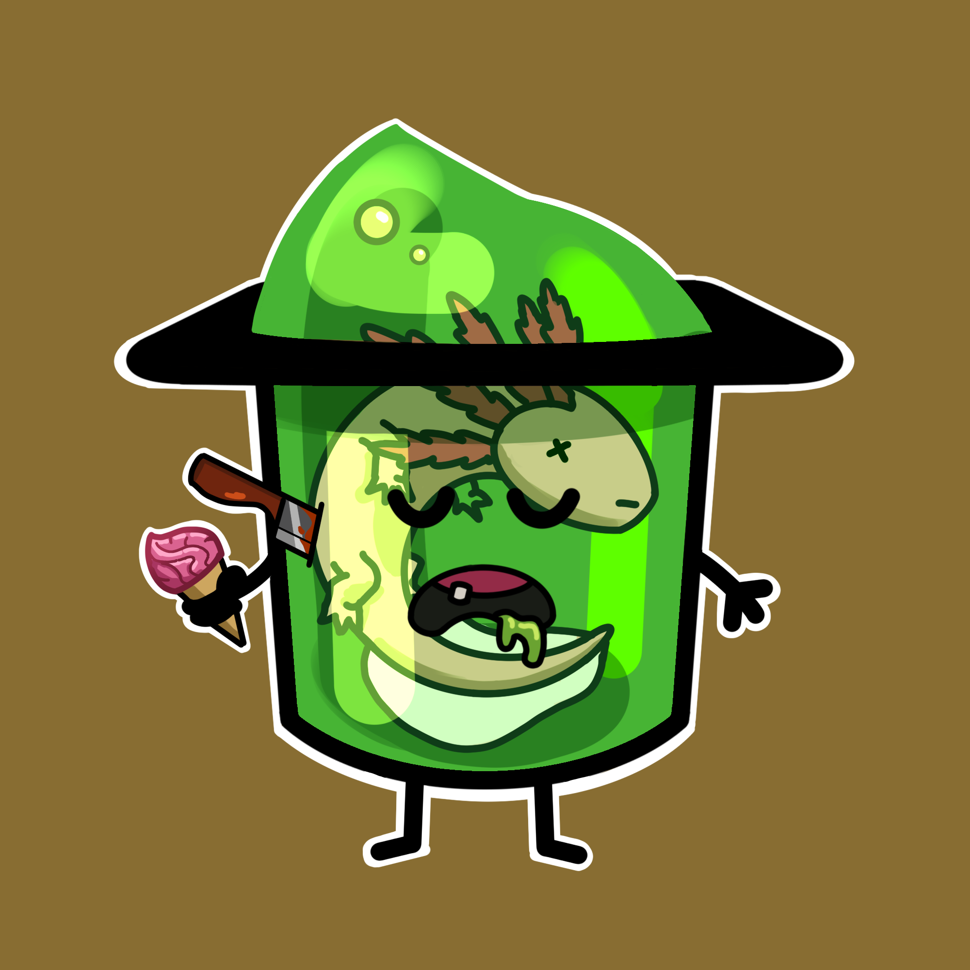 ZombiePuddin #523 NFT on Algorand