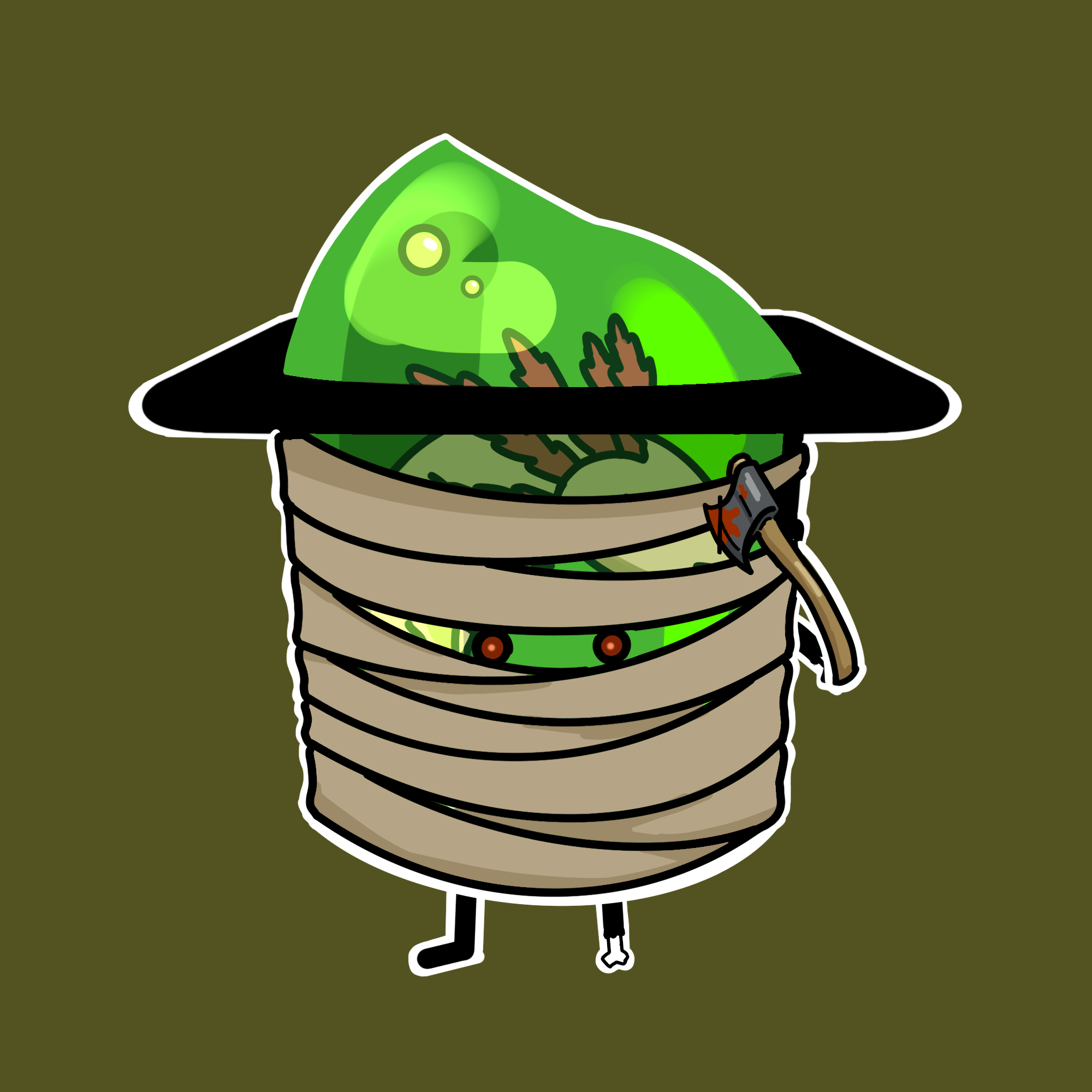 ZombiePuddin #543 NFT on Algorand