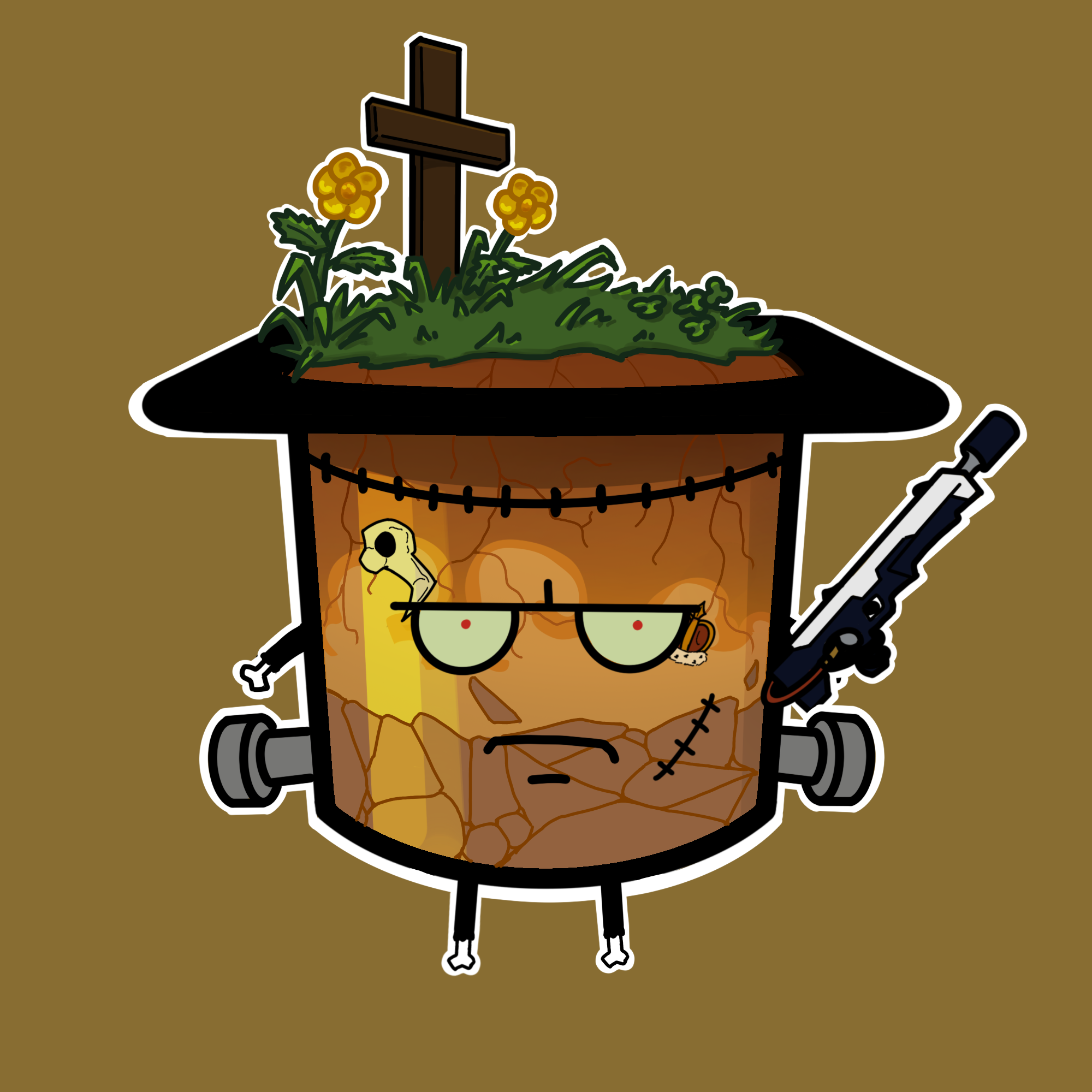 ZombiePuddin #572 NFT on Algorand