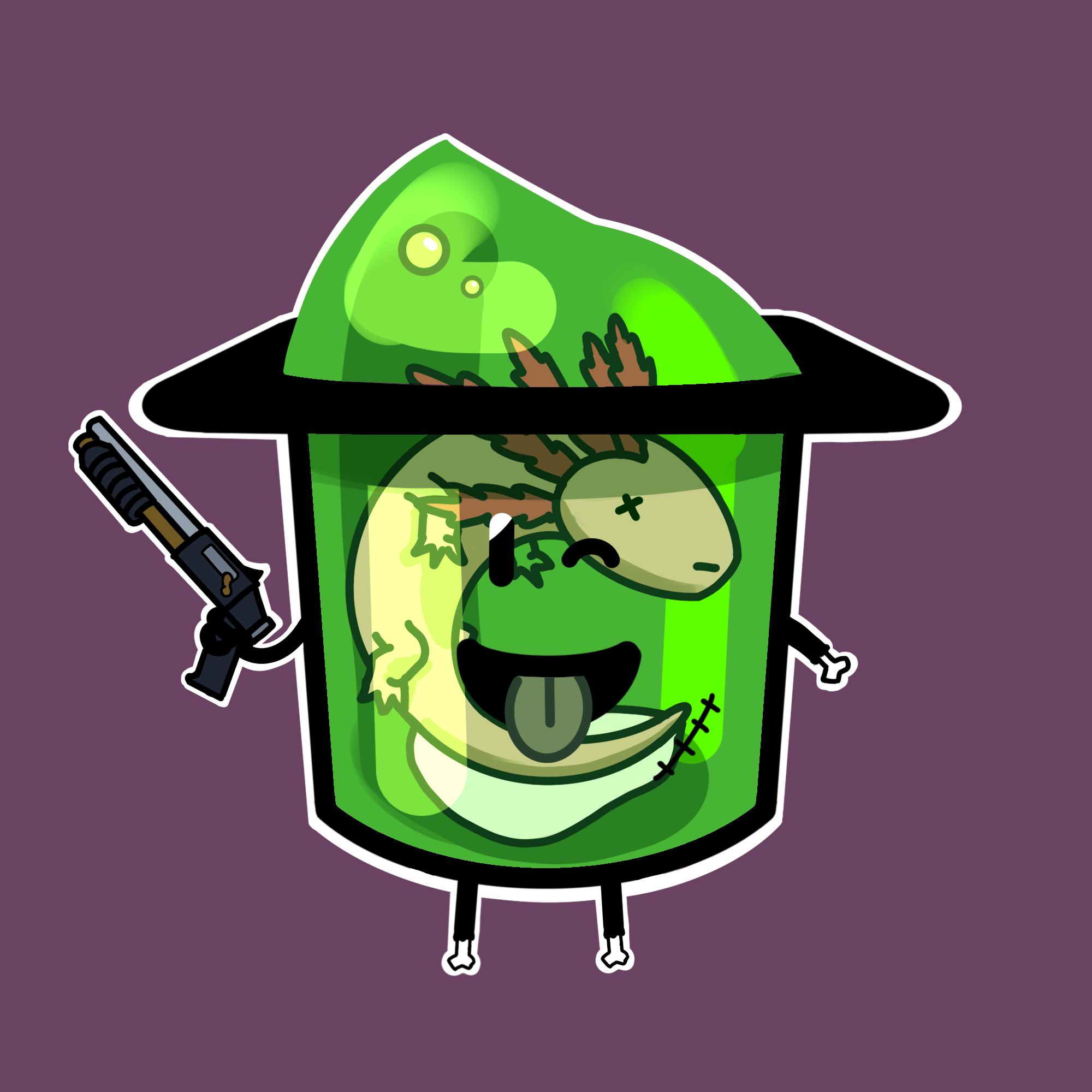 ZombiePuddin #654 NFT on Algorand