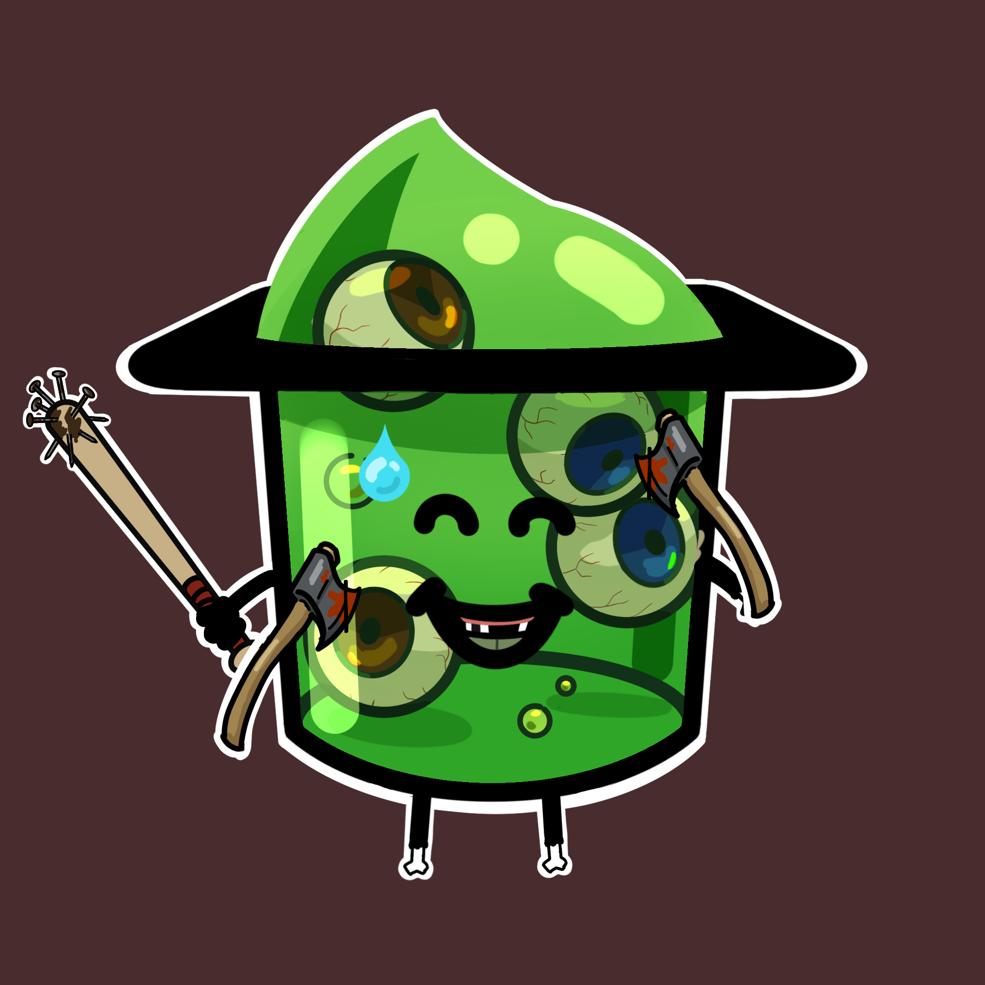 ZombiePuddin #664 NFT on Algorand