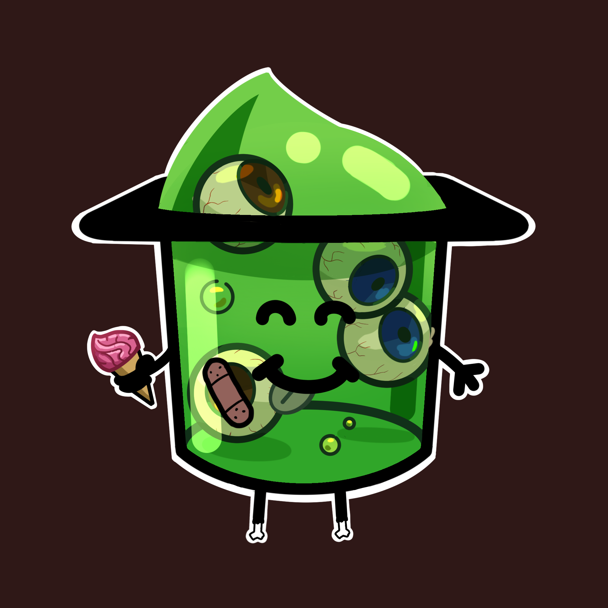 ZombiePuddin #843 NFT on Algorand