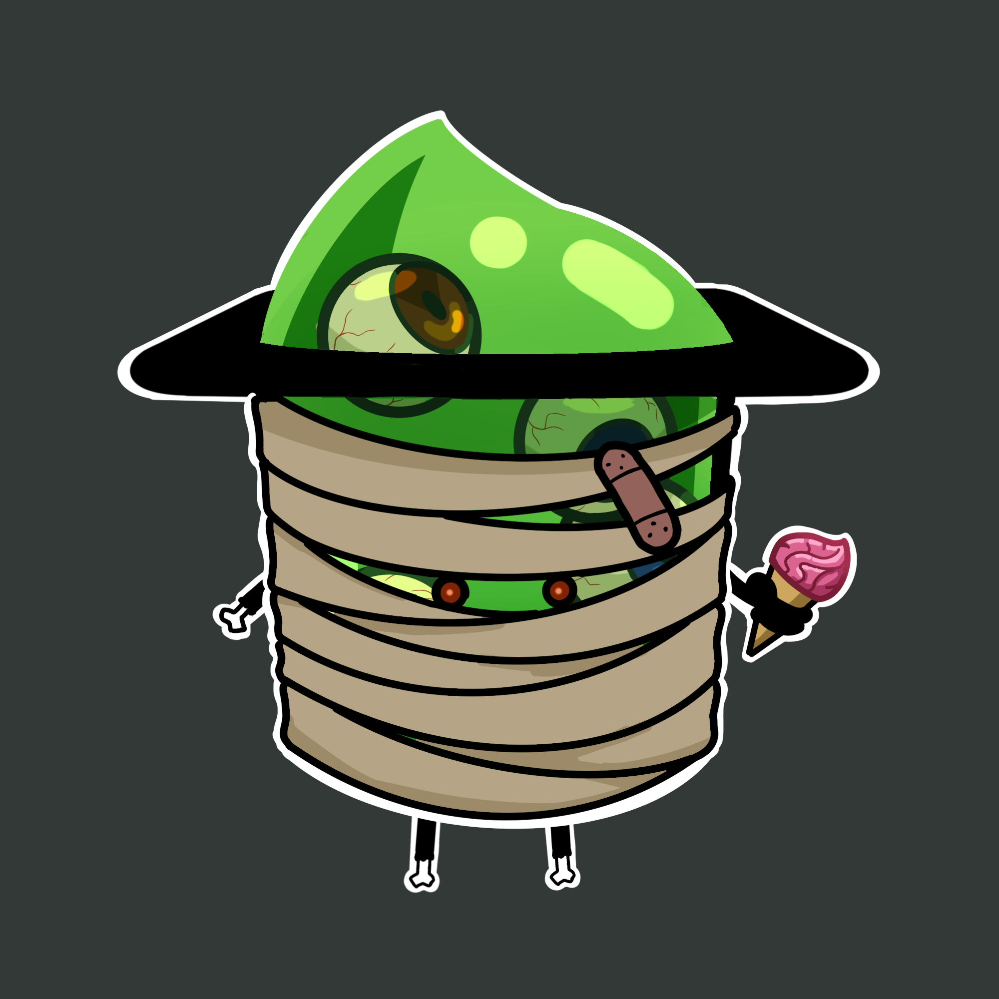 ZombiePuddin #895 NFT on Algorand