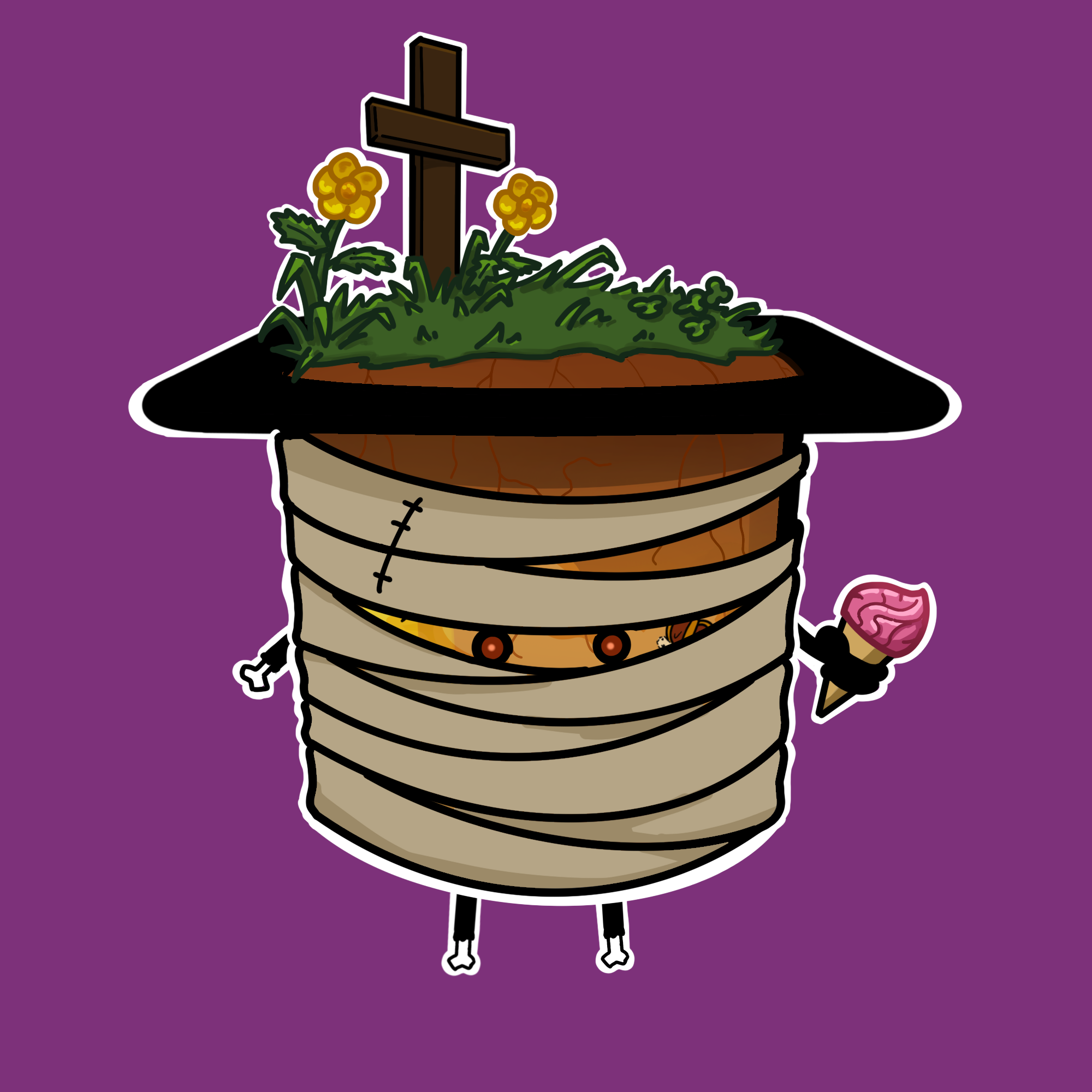 ZombiePuddin #912 NFT on Algorand