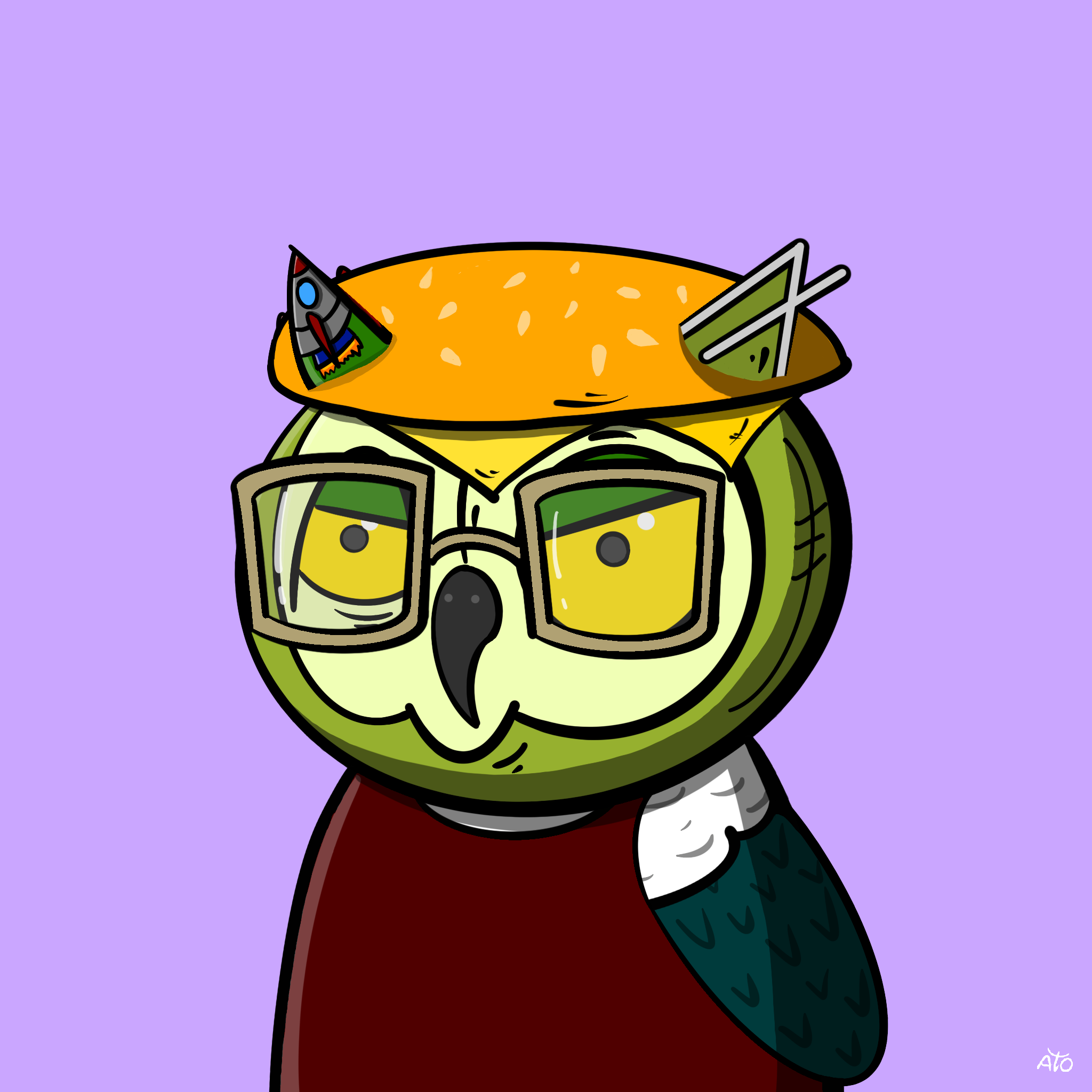 AOWL #1716 NFT on Algorand