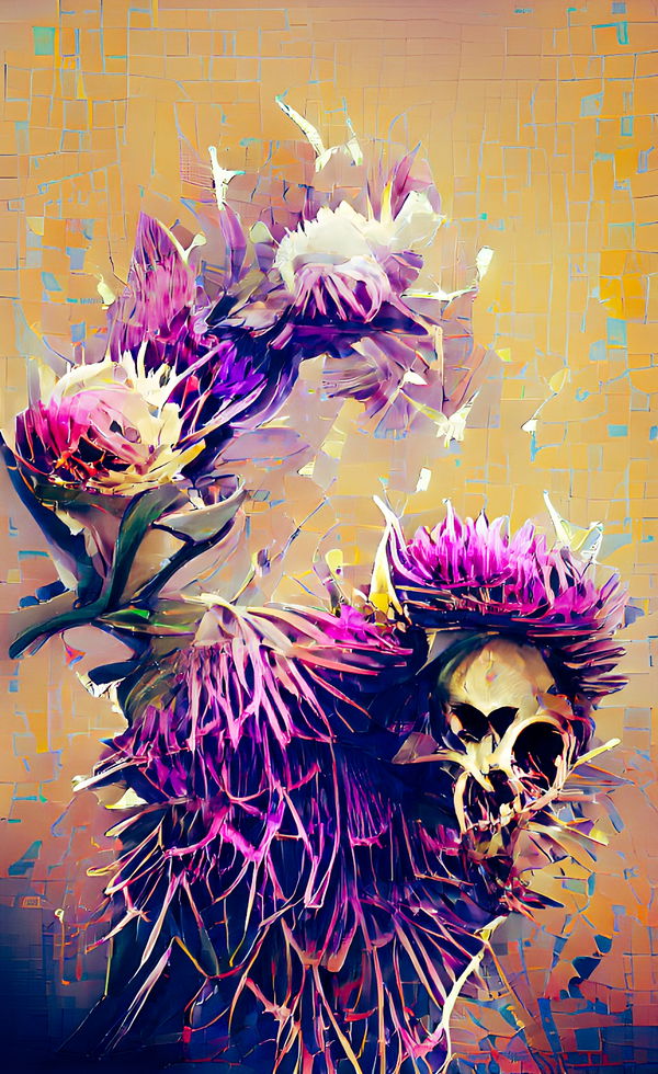 Image of DeathBlooms-Thistle