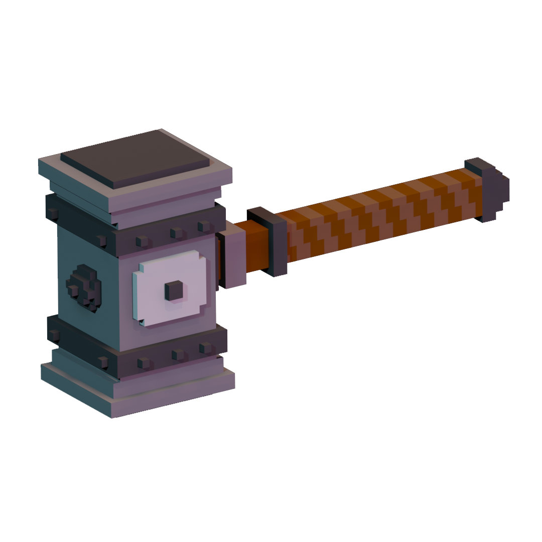 Pixel Weapons - Battle Hammer NFT on Algorand