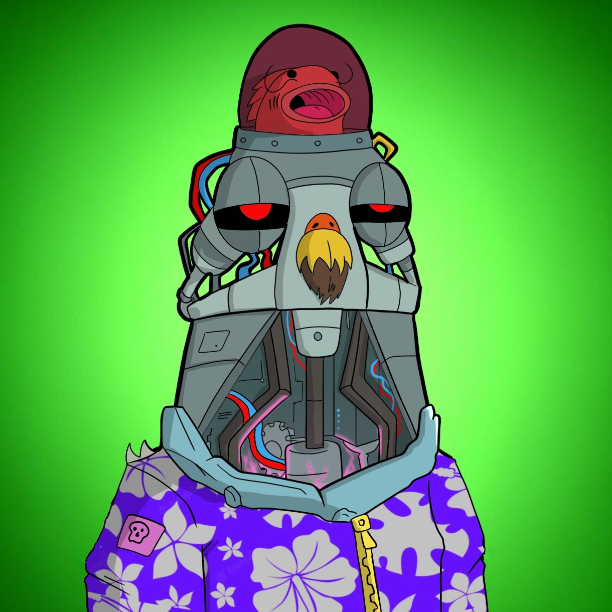 Mutant Ghetto Pigeon #016 NFT on Algorand