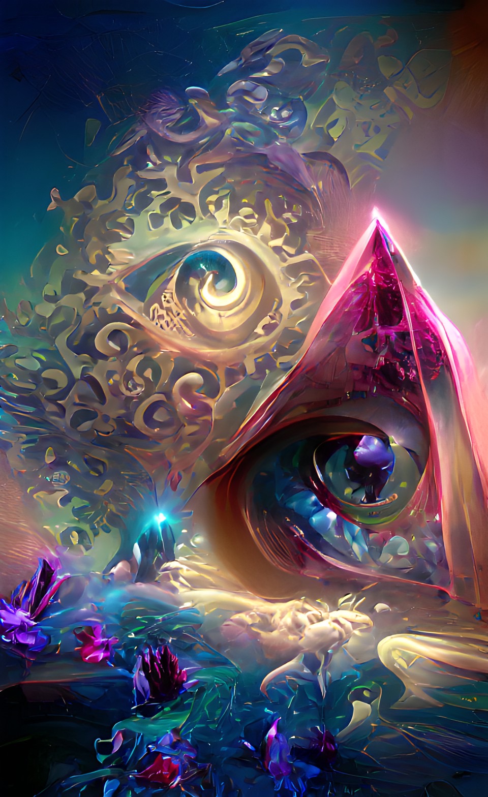 All seeing eye no. 9 NFT on Algorand
