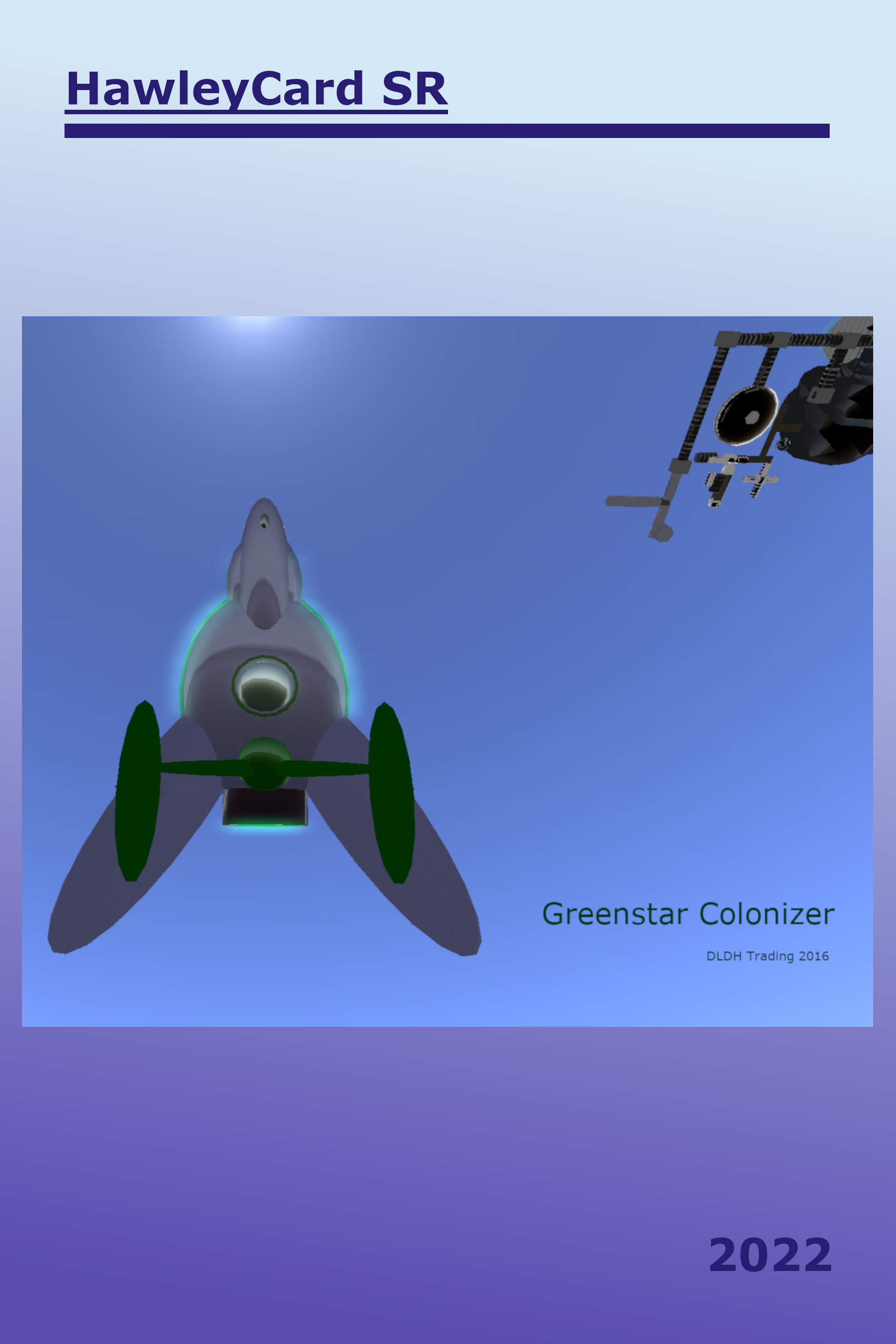 HCard Sp22-1b Greenstar NFT on Algorand